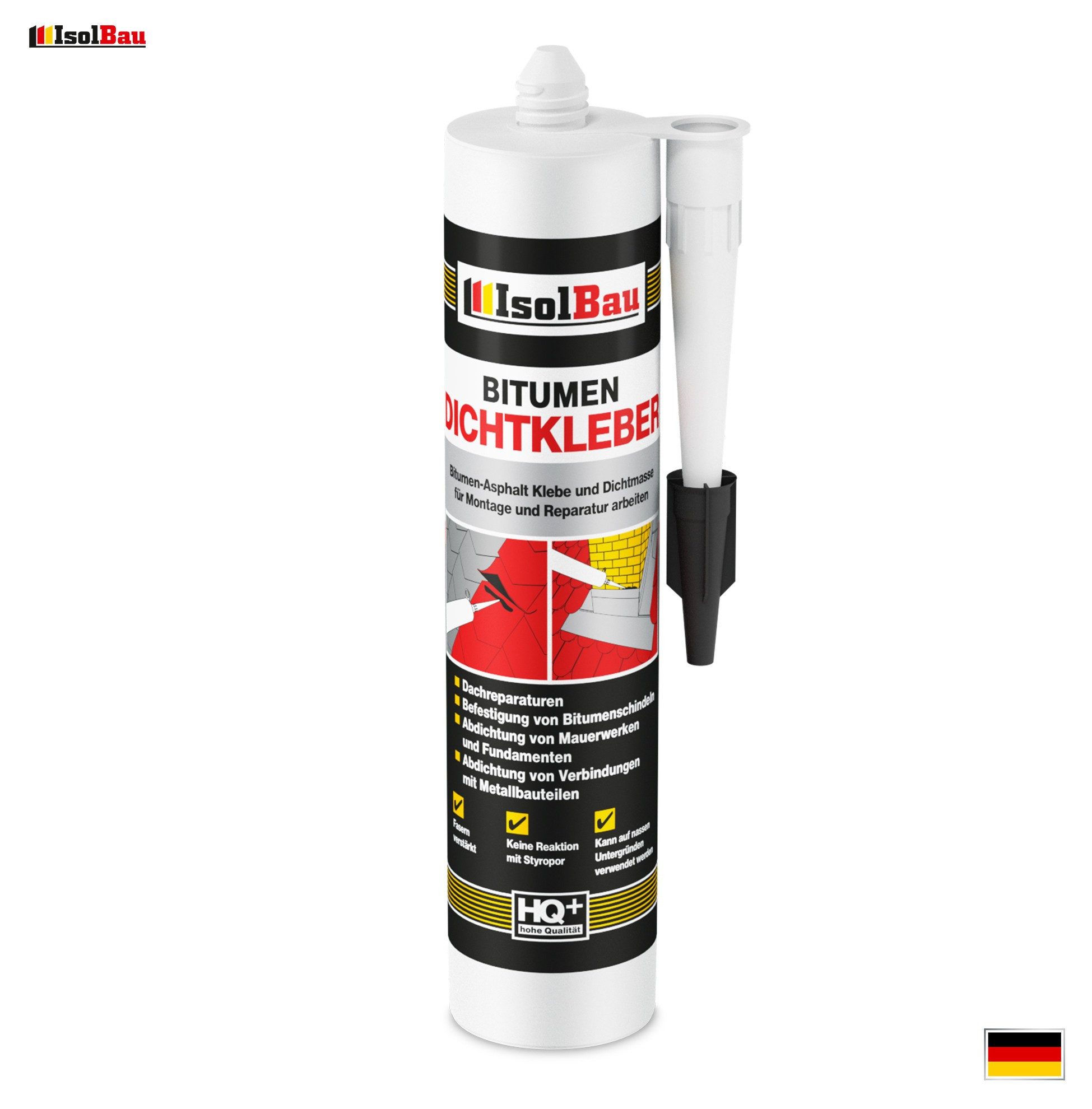 None Dichtstoff Bitumenkleber 5x 310ml Dachdichtstoff günstig online kaufen