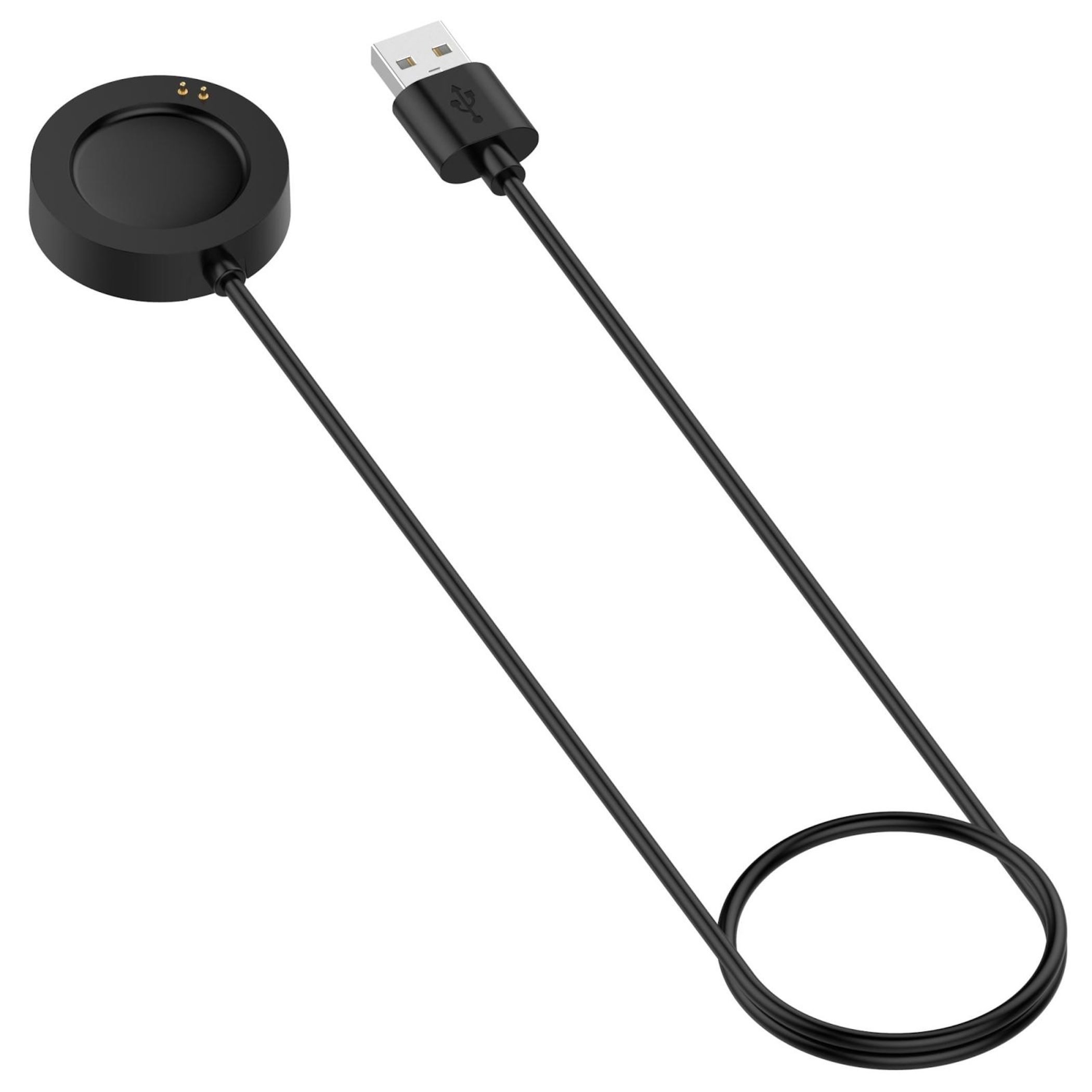 Wigento Ladekabel mit Ladebasis für Xiaomi Watch 5 Magnetisch USB-A Schwarz Stromadapter – Bild 2 von 5