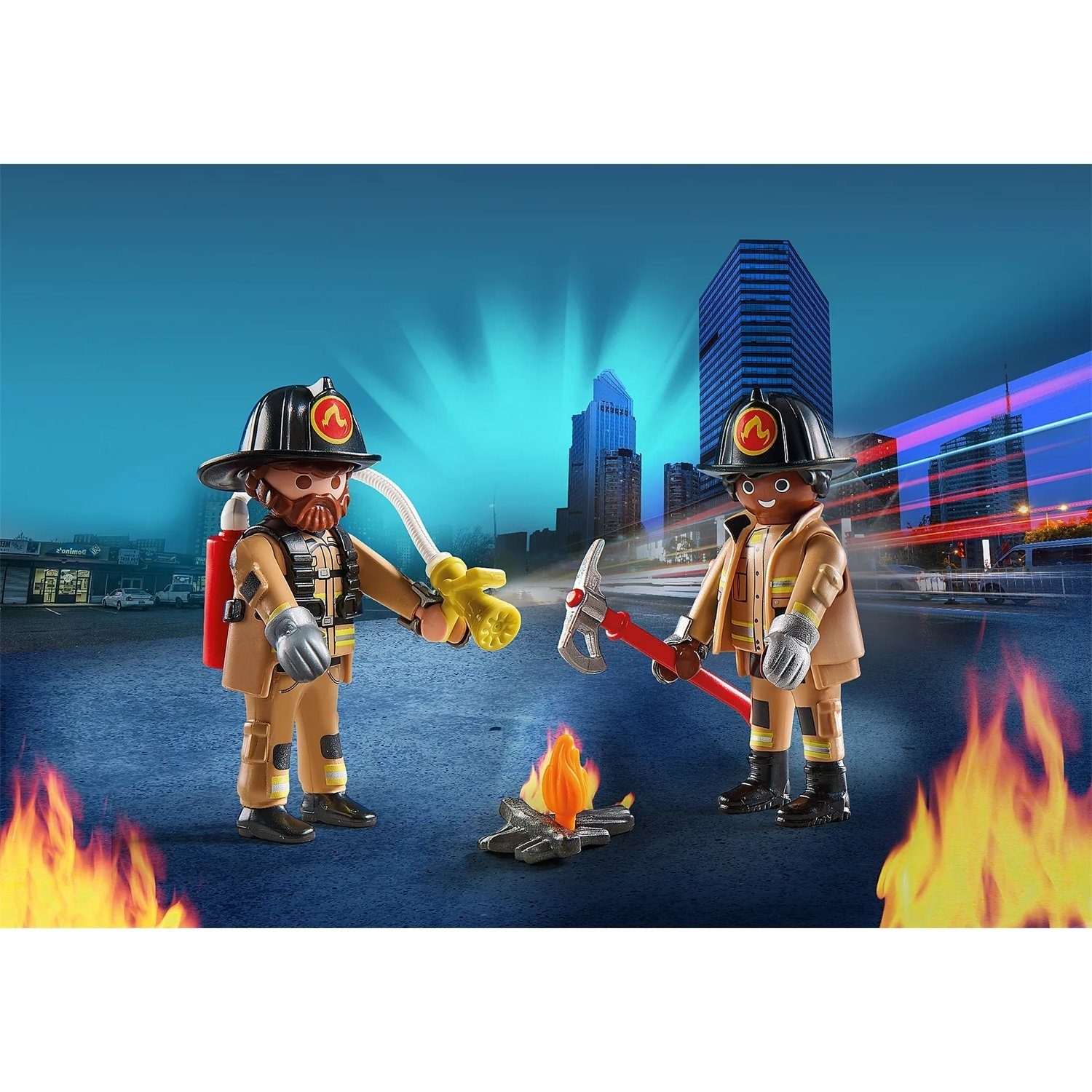 Playmobil® 71207 Feuerwehrmänner Konstruktions-Spielset günstig online kaufen