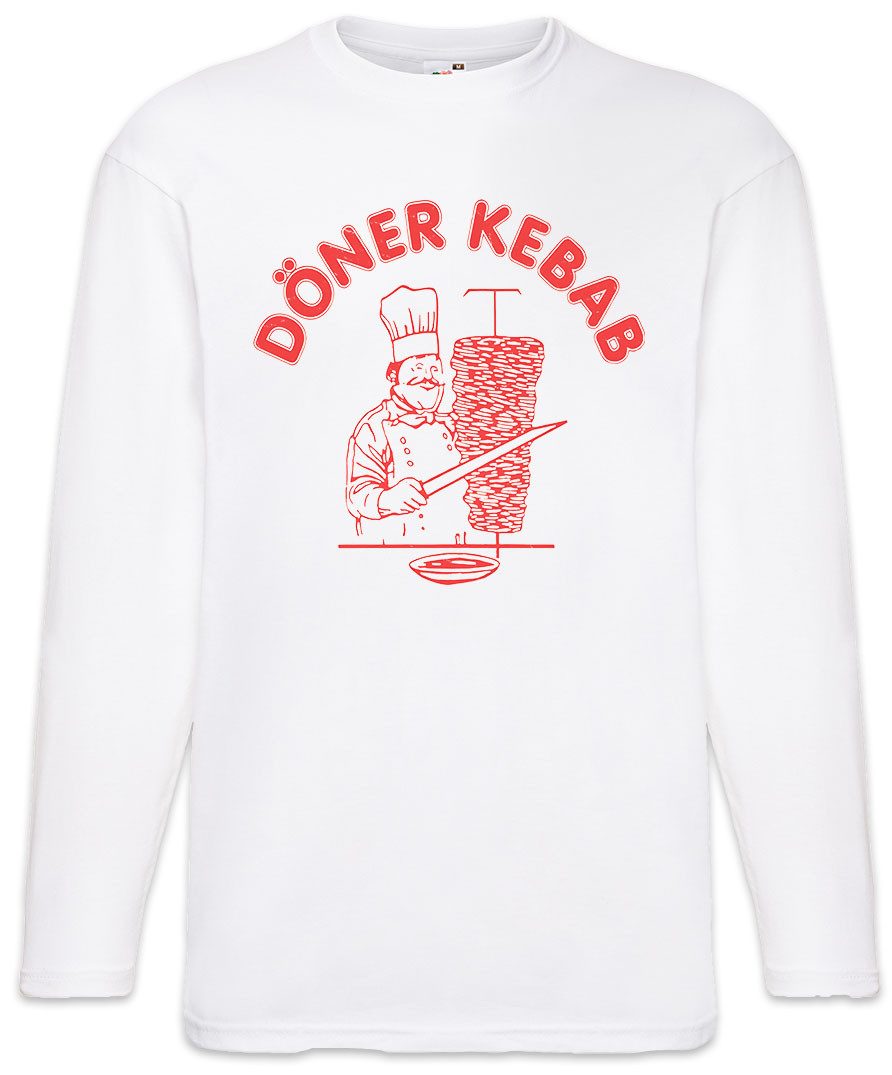 Urban Backwoods Langarmshirt Döner Kebab Langarm T-Shirt Ayran Kebab Dönerladen Türkei Spaß Gang (1-tlg) Gyros Love Fun Addiction