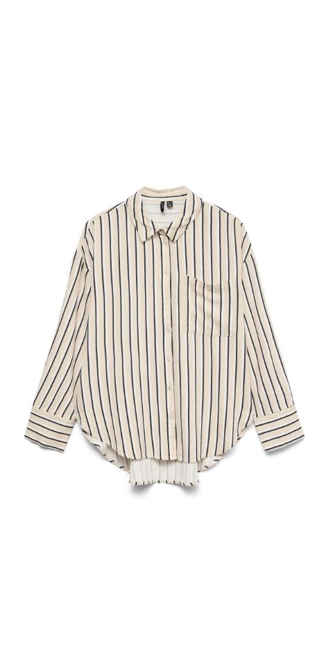 Vero Moda Langarmbluse VMMYMILO L/S SHIRT WVN GA