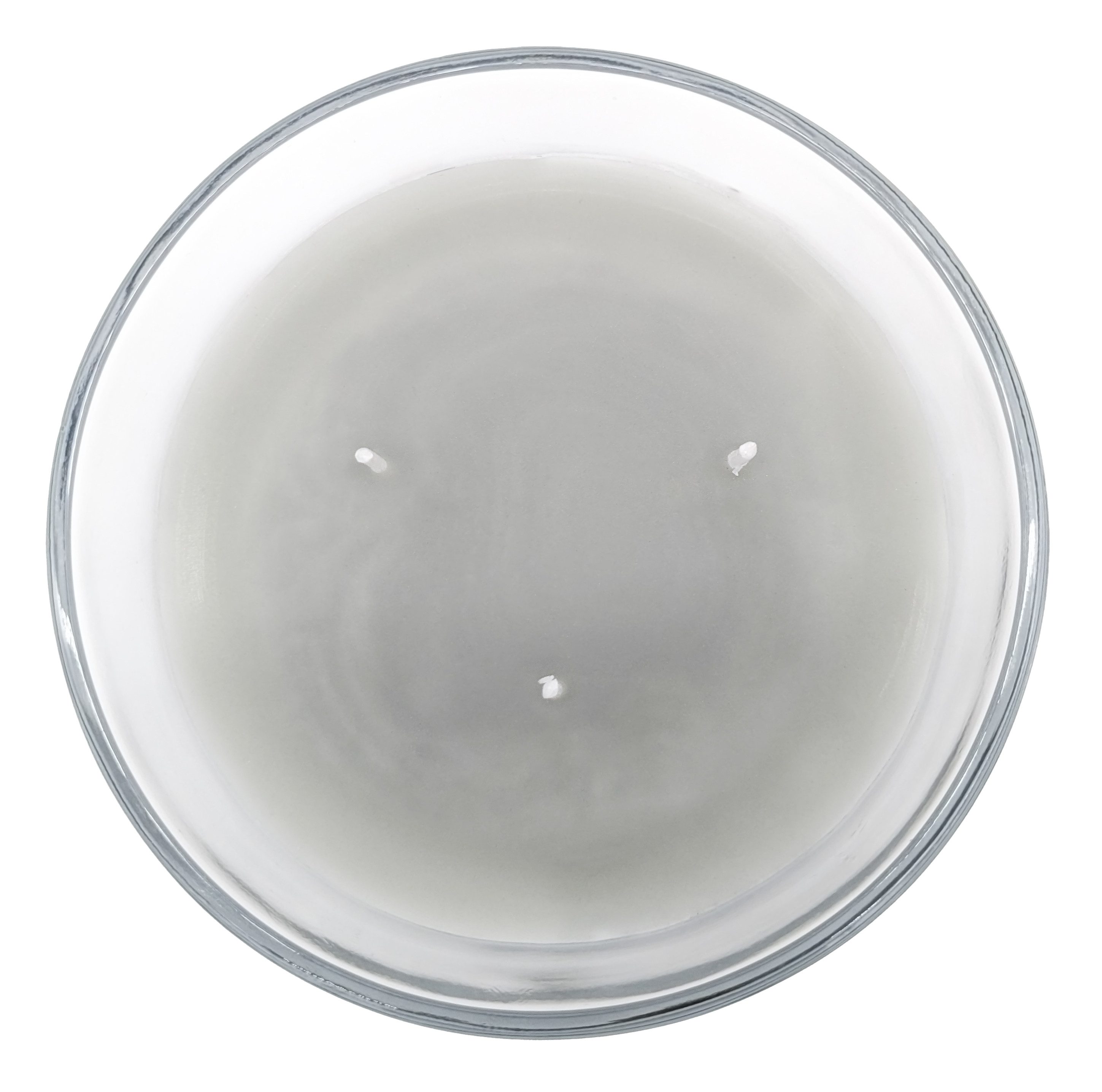 Spetebo Stumpenkerze 3-Docht Kerze im Glas Ø 13 cm unparfümiert (Stück, 1-tlg., Stumpenkerze), Stumpen Kerze mit langer Brenndauer – Bild 3 von 5