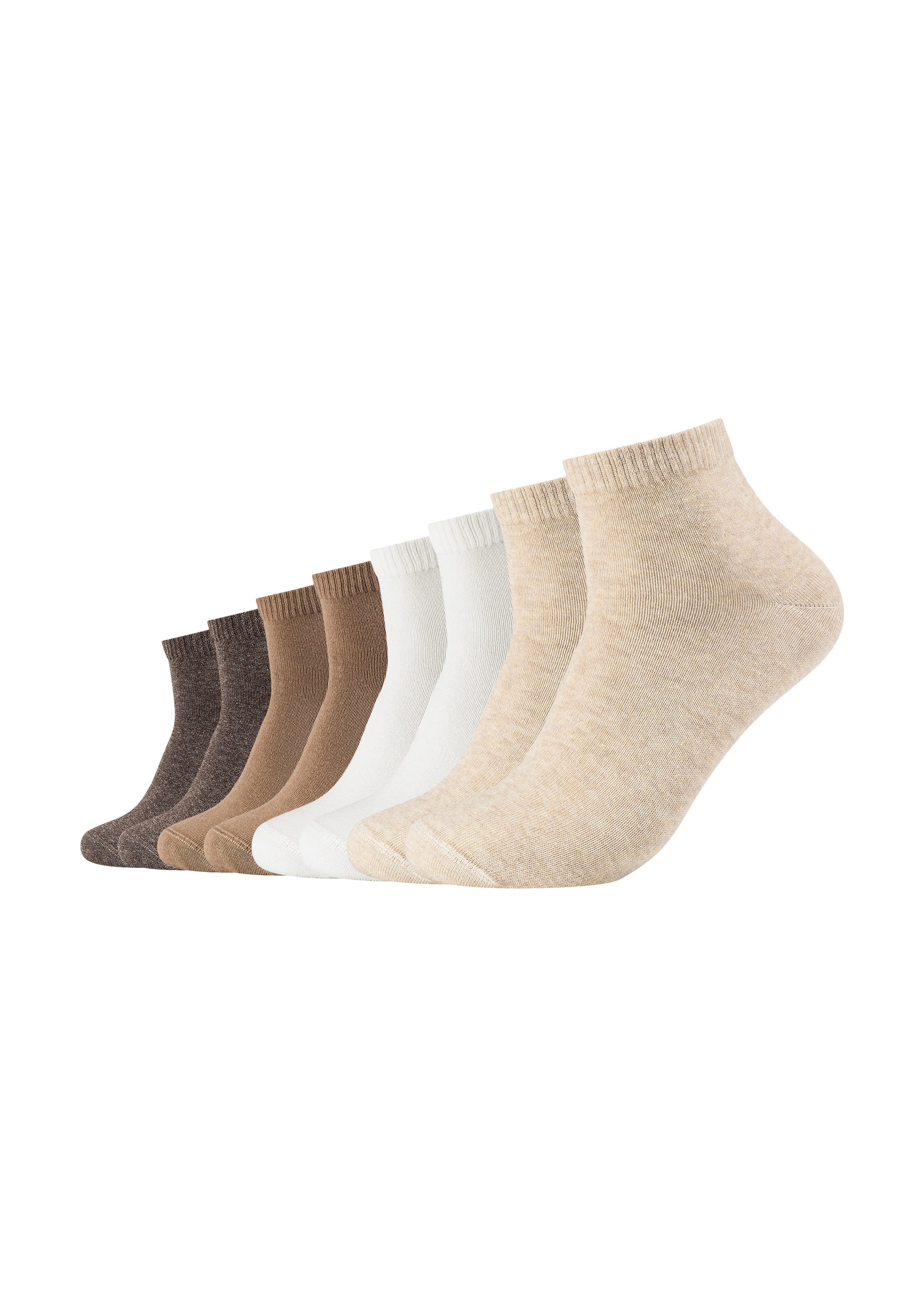 s.Oliver Kurzsocken essentials (8-Paar) mit pflegeleichtem Materialmix