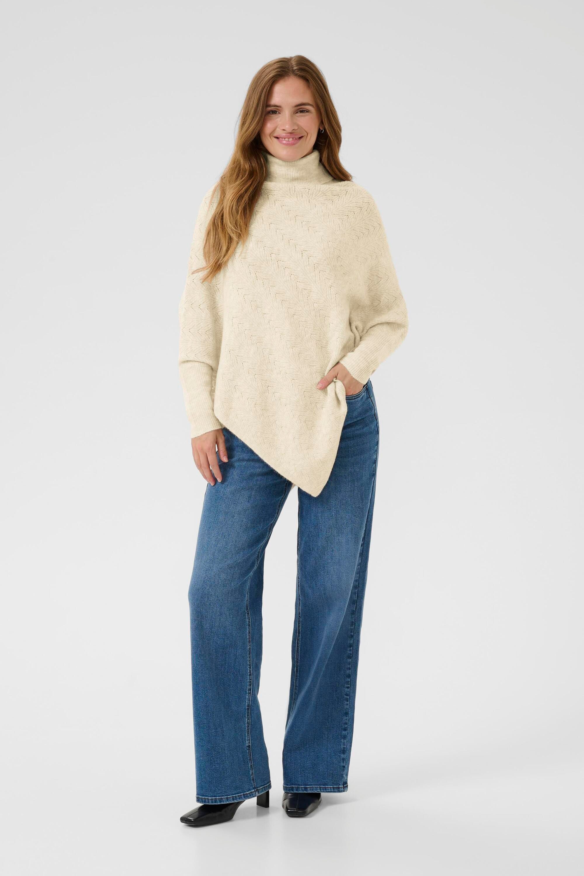 KAFFE Strickponcho Poncho KAjennie günstig online kaufen