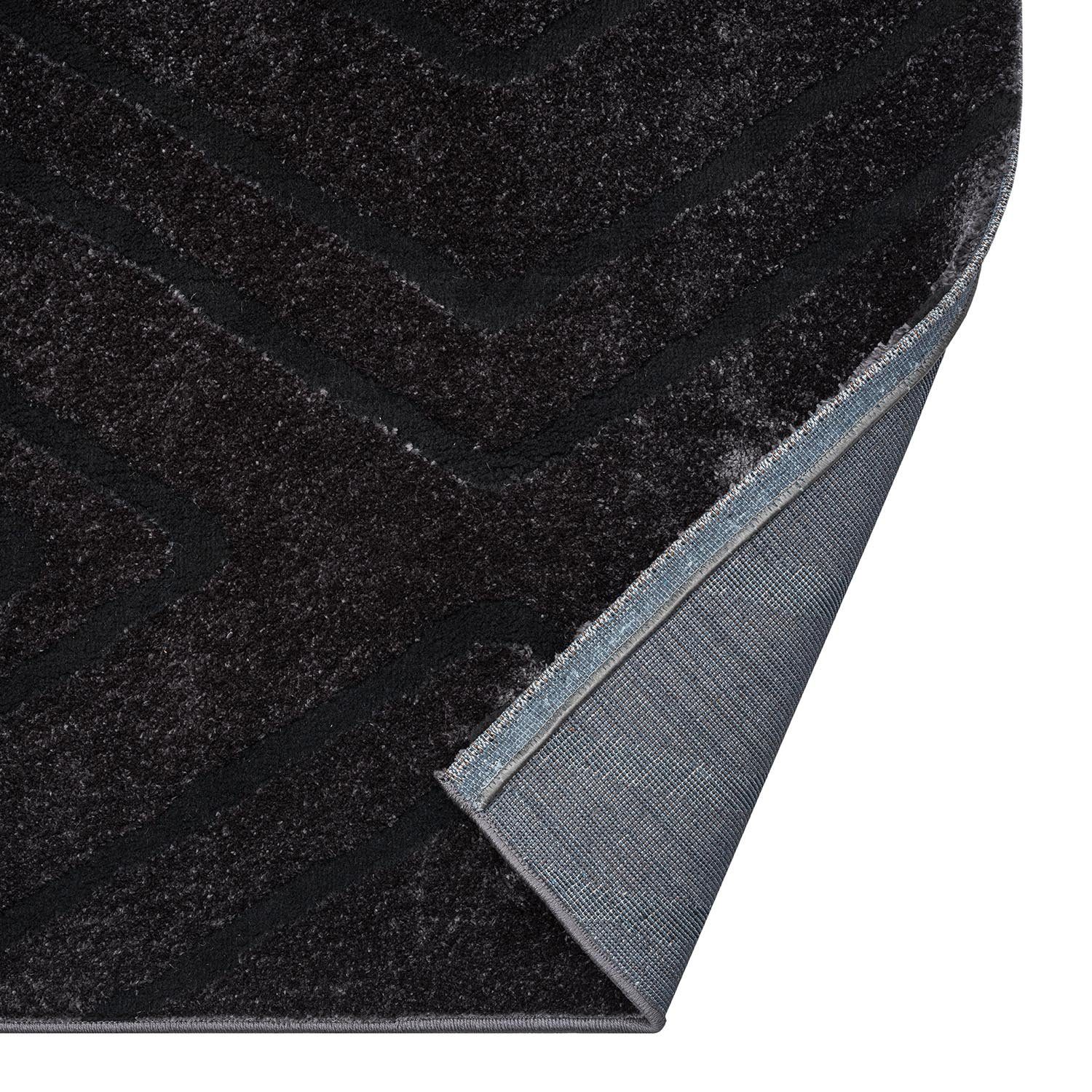 Vimoda Teppich Kurzflor Modern Super Weich, Rechteckig, 3D Effekt, Skandinavisch, Rauten, teppichwohnzimmer