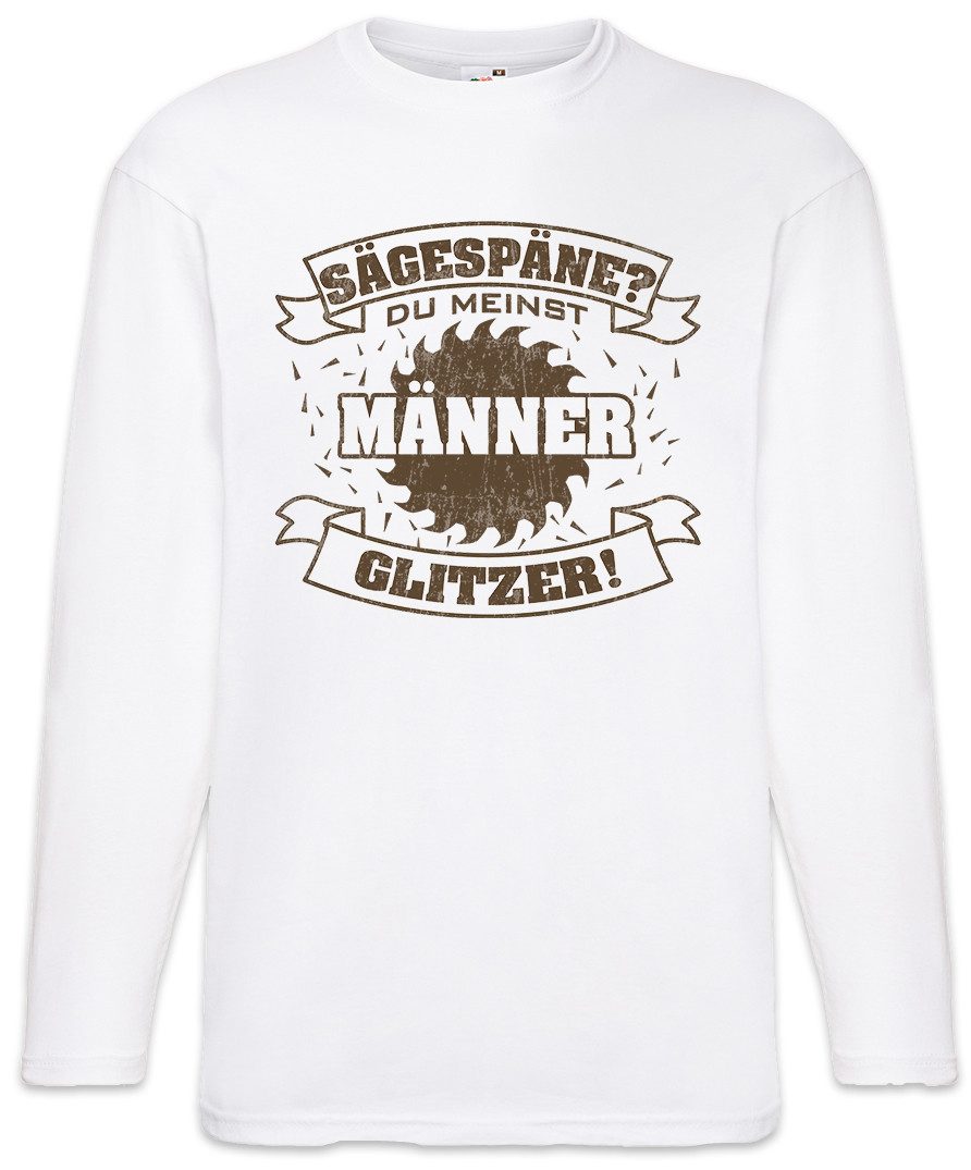 Langarmshirt Sägespäne Männerglitzer Langarm T-Shirt Schreiner Tischler Meister