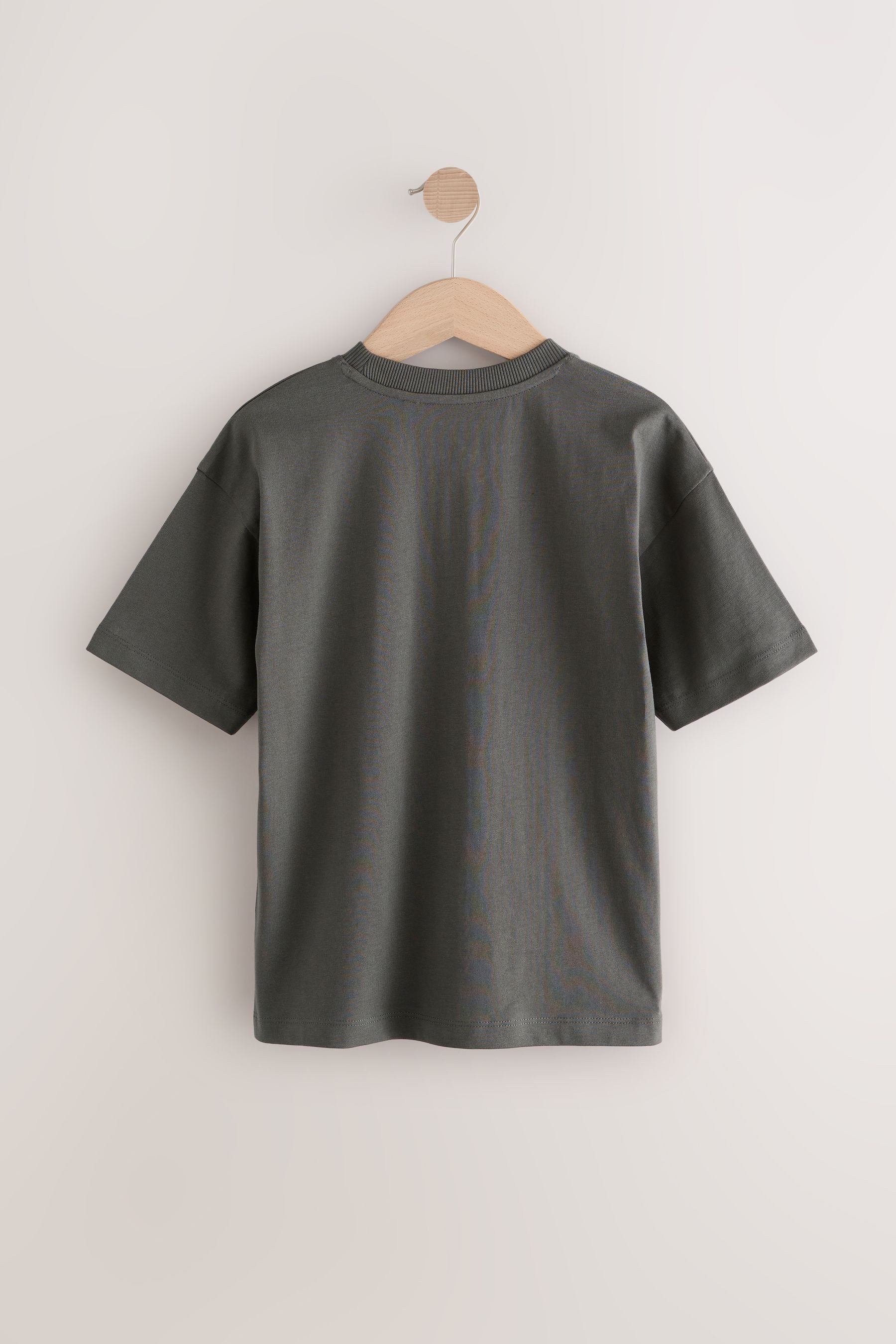 Next Print-Shirt 3er-Pack Relaxed Fit Kurzarm-T-Shirts günstig online kaufen
