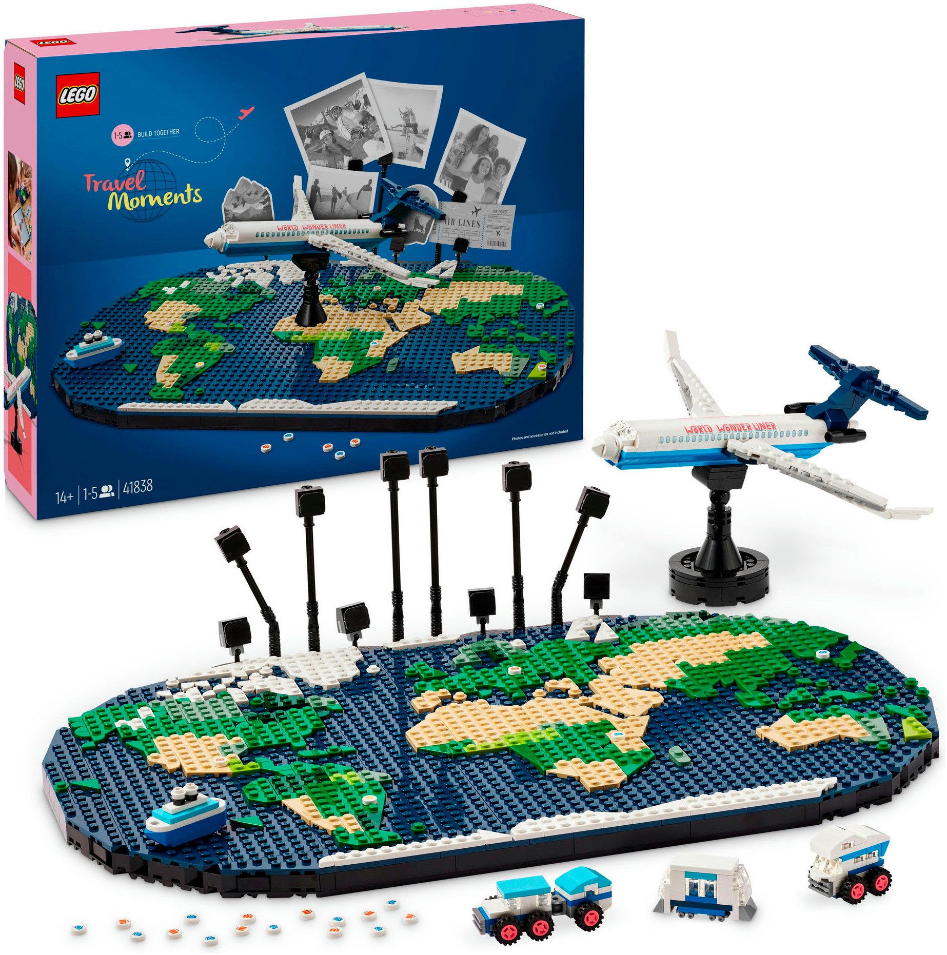 LEGO® Reiseerinnerungen (41838), LEGO Family Konstruktionsspielsteine, (123 günstig online kaufen