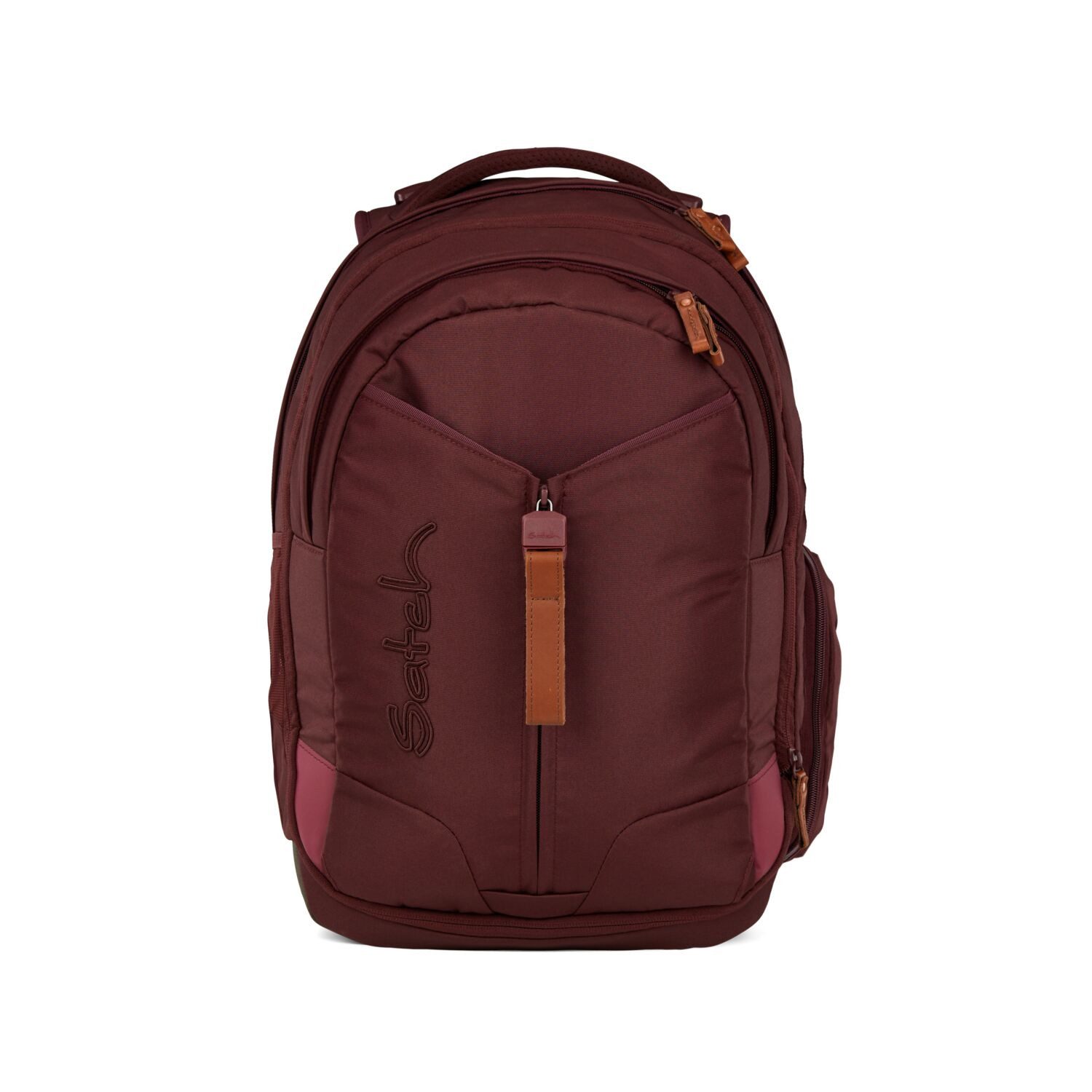 Satch Schulranzen Schulrucksack-Set MATCH Nordic Ruby 3-teilig (3-teilig), Schulranzen, ergonomisch, 30 + 5 Liter