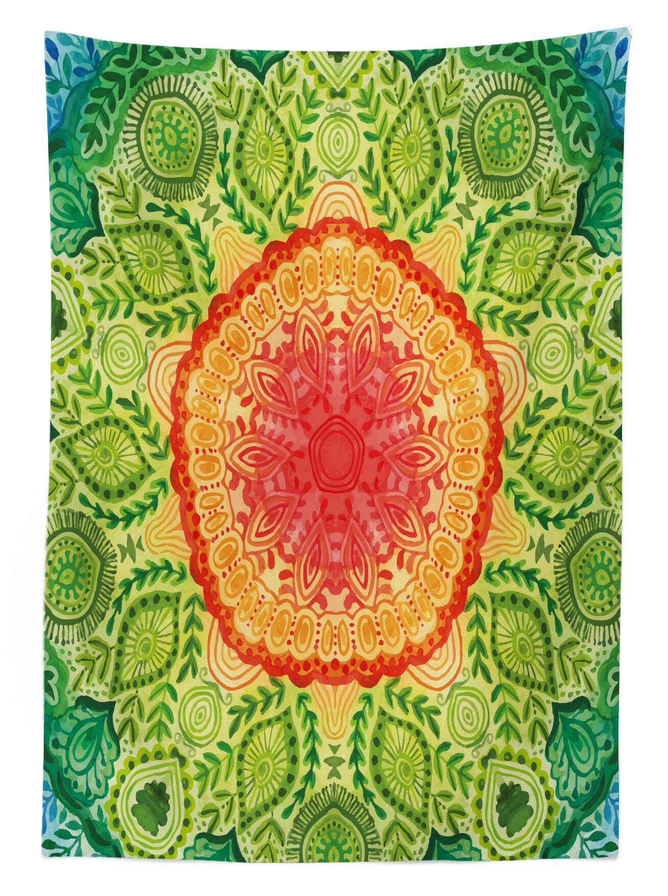 Abakuhaus Tischdecke Farbfest Waschbar Für Mandala Außen Farben, Klare Lace Ethnisch Hippie-Art den Bereich geeignet