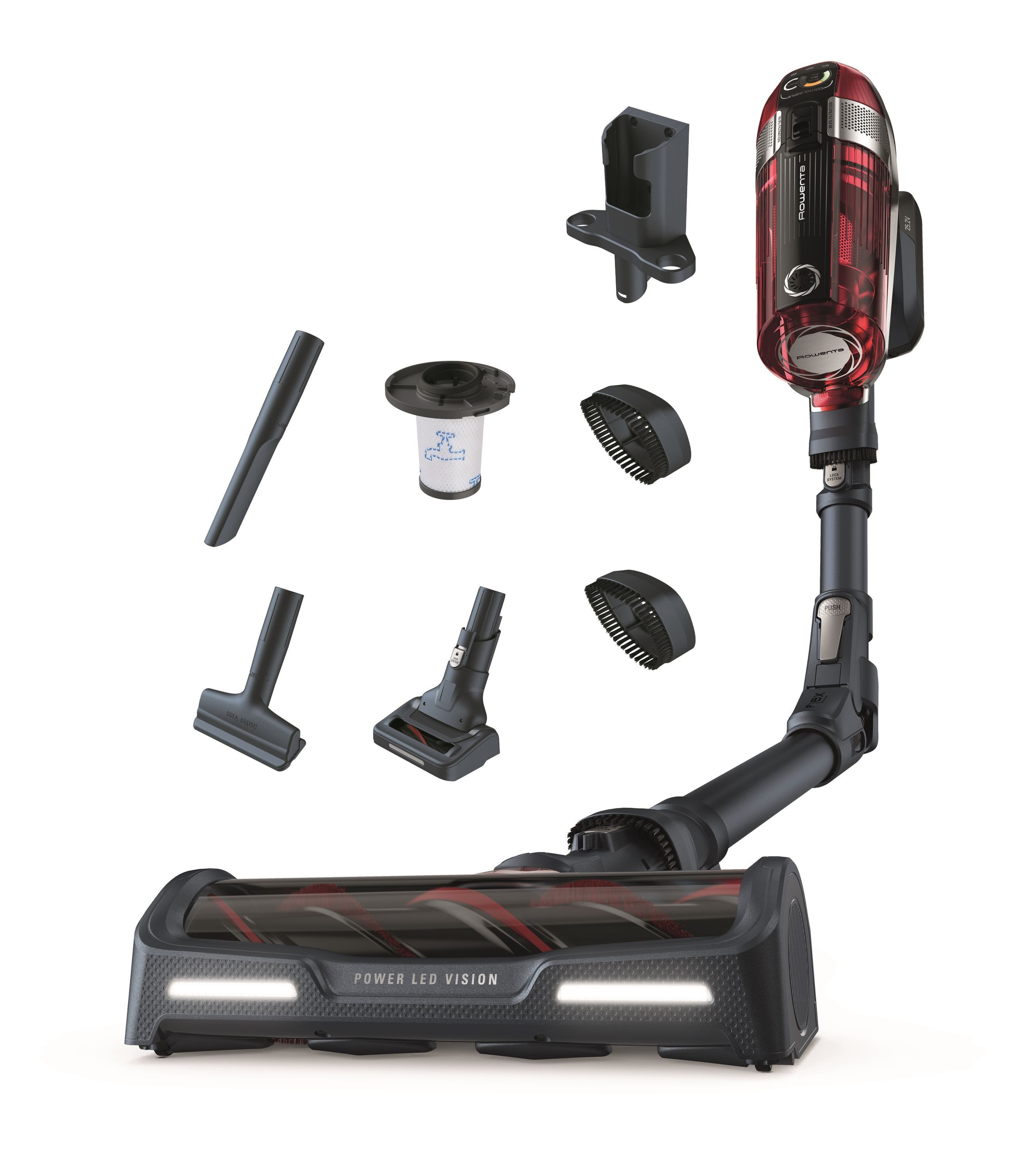 Rowenta Akku-Handstaubsauger X-Force Flex 11.60, 0 W, Bis Zu 45 Min. Autonomie
