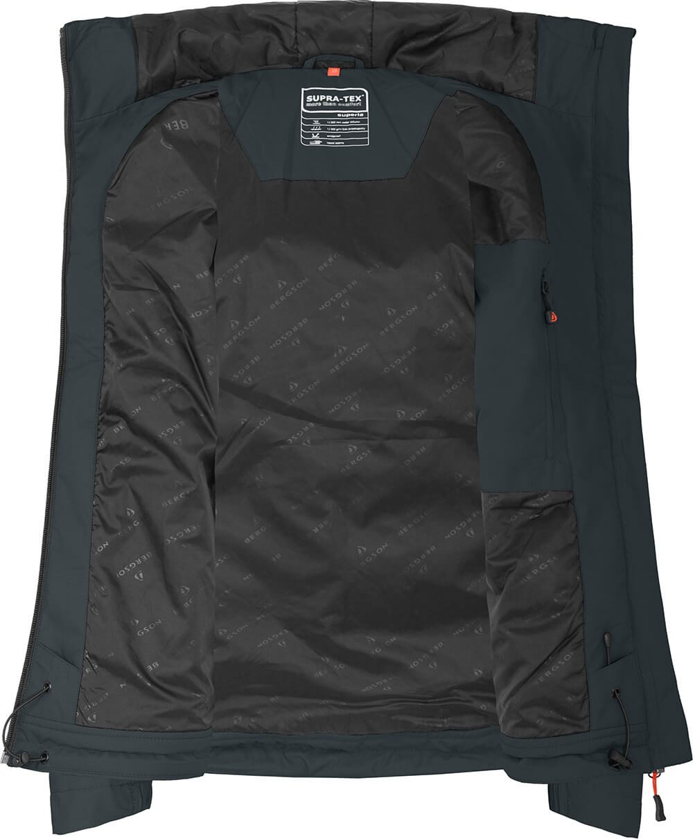 Bergson Regenjacke HELLI THERMO Damen Regenjacke, leicht wattiert, 12000 mm Wassersäule, Normalgrößen – Bild 5 von 5