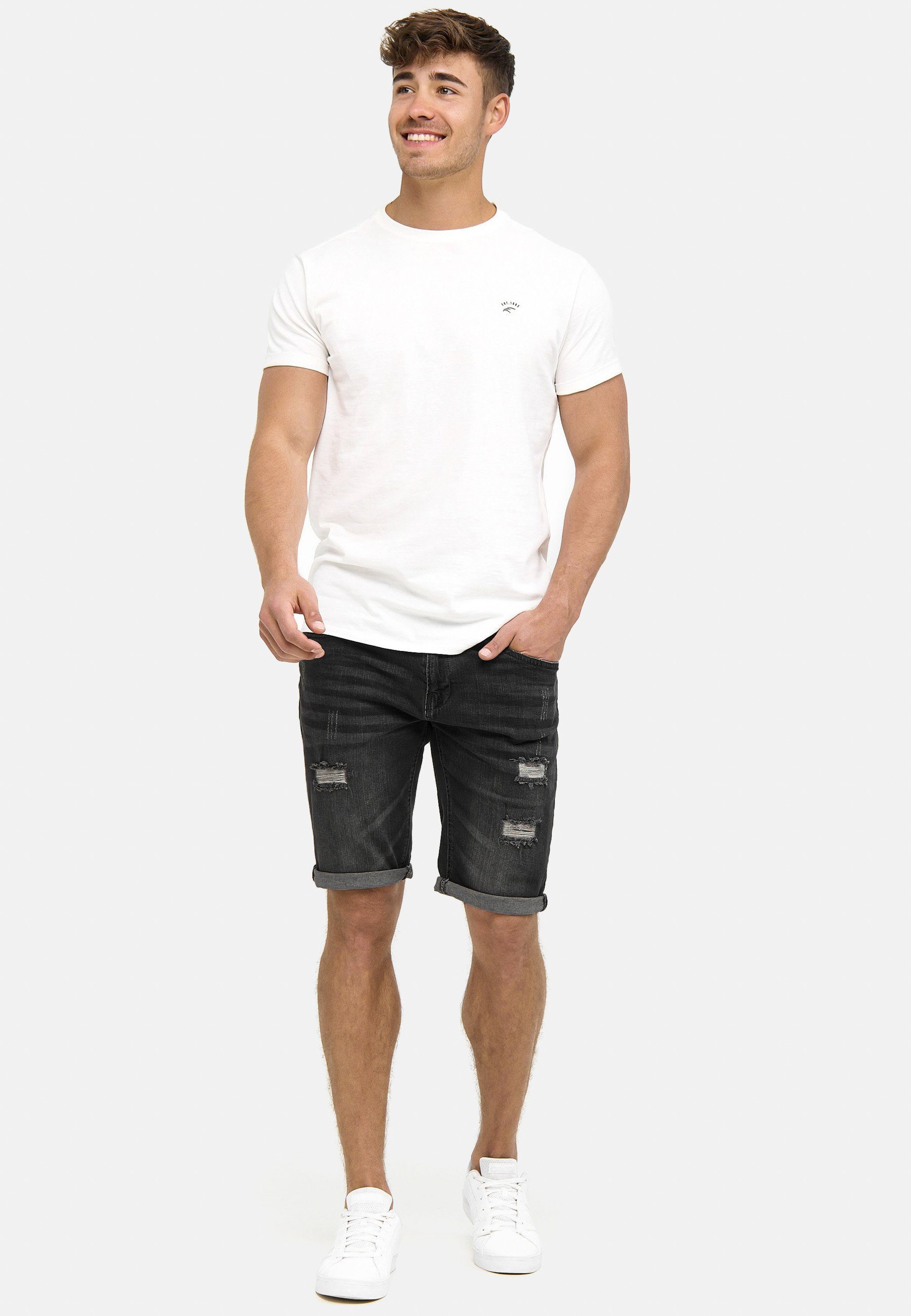 INDICODE Jeansshorts Herren Caden Jeans Shorts Herrenshorts mit 5 Taschen, Denimstyle – Bild 5 von 5