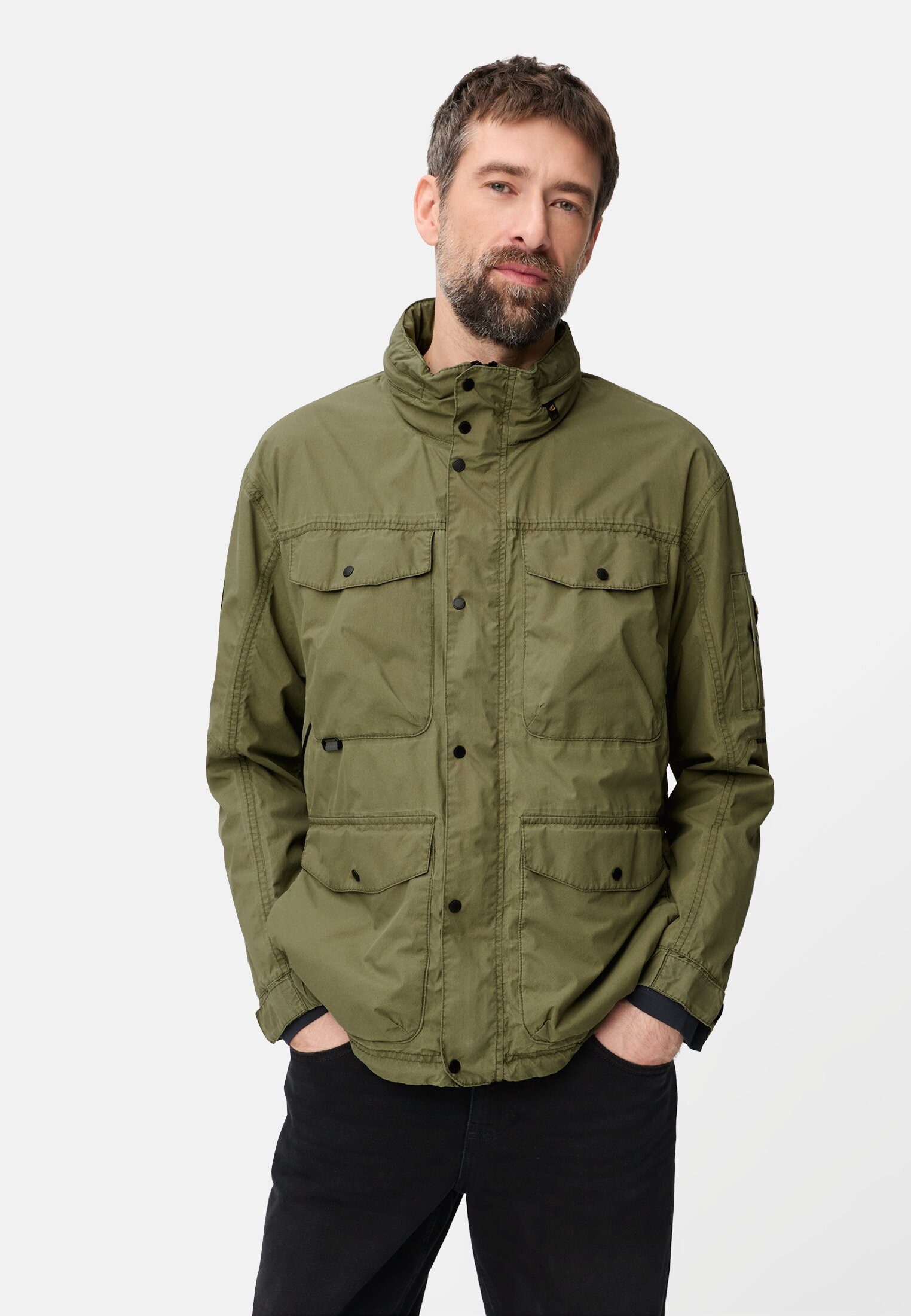 camel active Outdoorjacke teXXXactive® Jacke mit Roll-up Kapuze Langarm günstig online kaufen