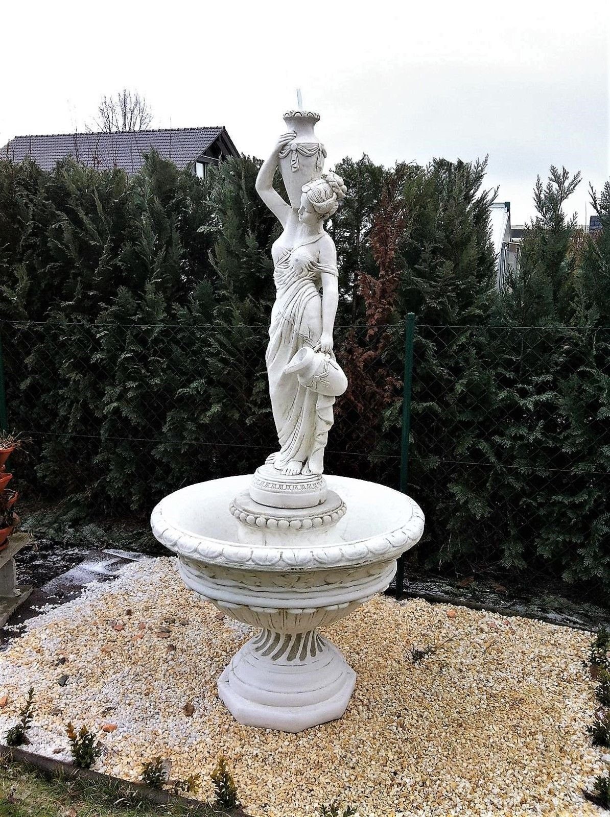 Springbrunnen Figurenbrunnen Antikes Wohndesign Gartenspringbrunnen Zierbrunnen