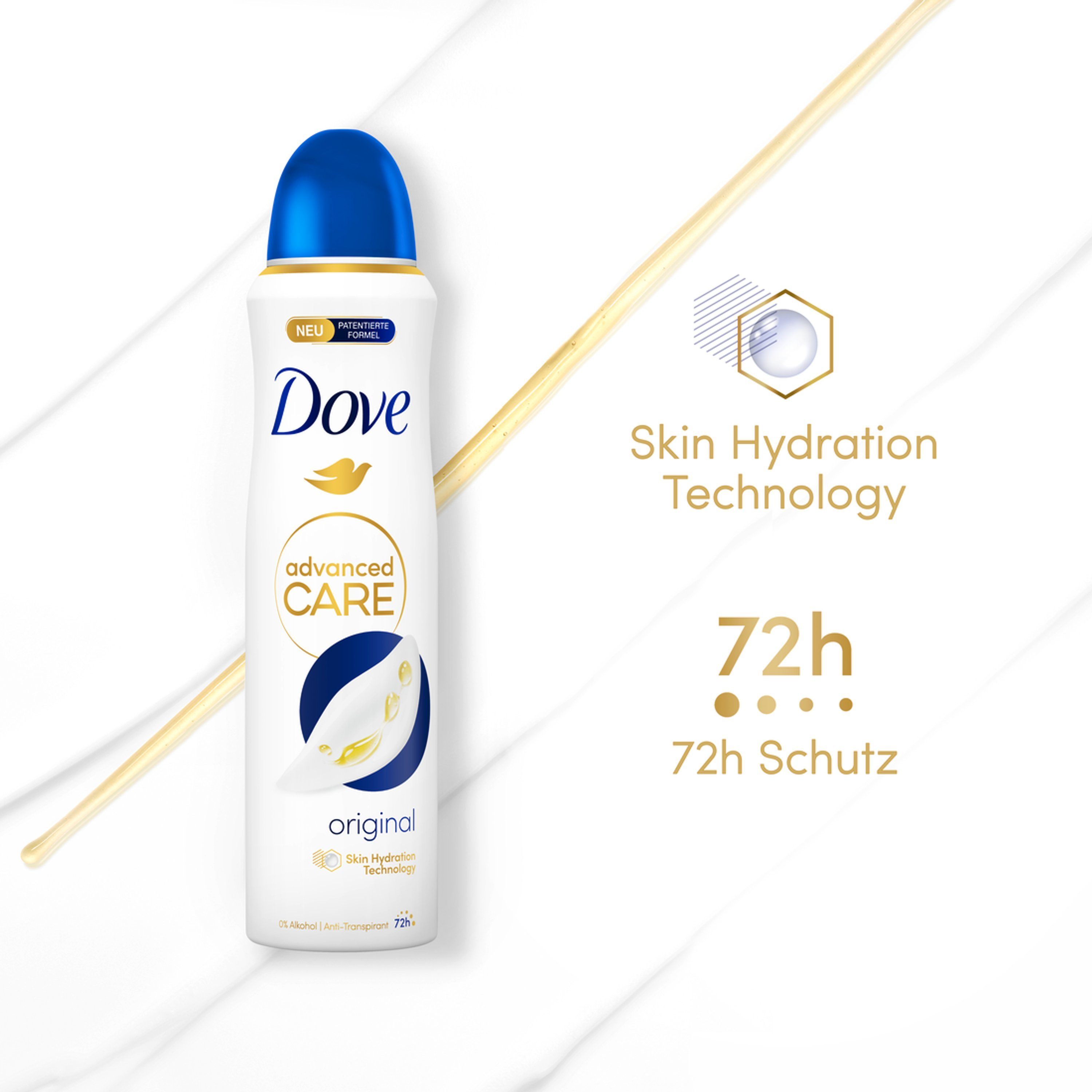 Dove DOVE Care 6x Advanced Anti-Transpirant Deo-Set Deo-Spray 150ml Original
