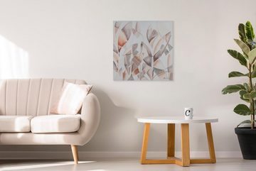KUNSTLOFT Gemälde Cool Summer 80x80 cm, Leinwandbild 100% HANDGEMALT Wandbild Wohnzimmer