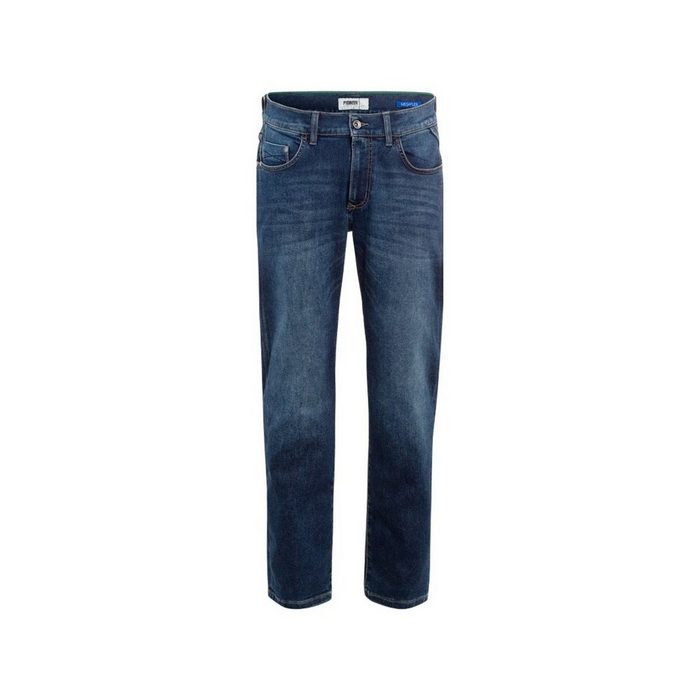 Pioneer Authentic Jeans Chinos blau regular (1-tlg. pflegeleicht)