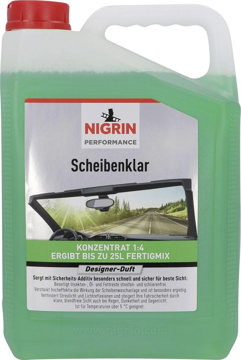 NIGRIN Nigrin Performance Scheibenklar Konzentrat 1:4 5L Autopolitur