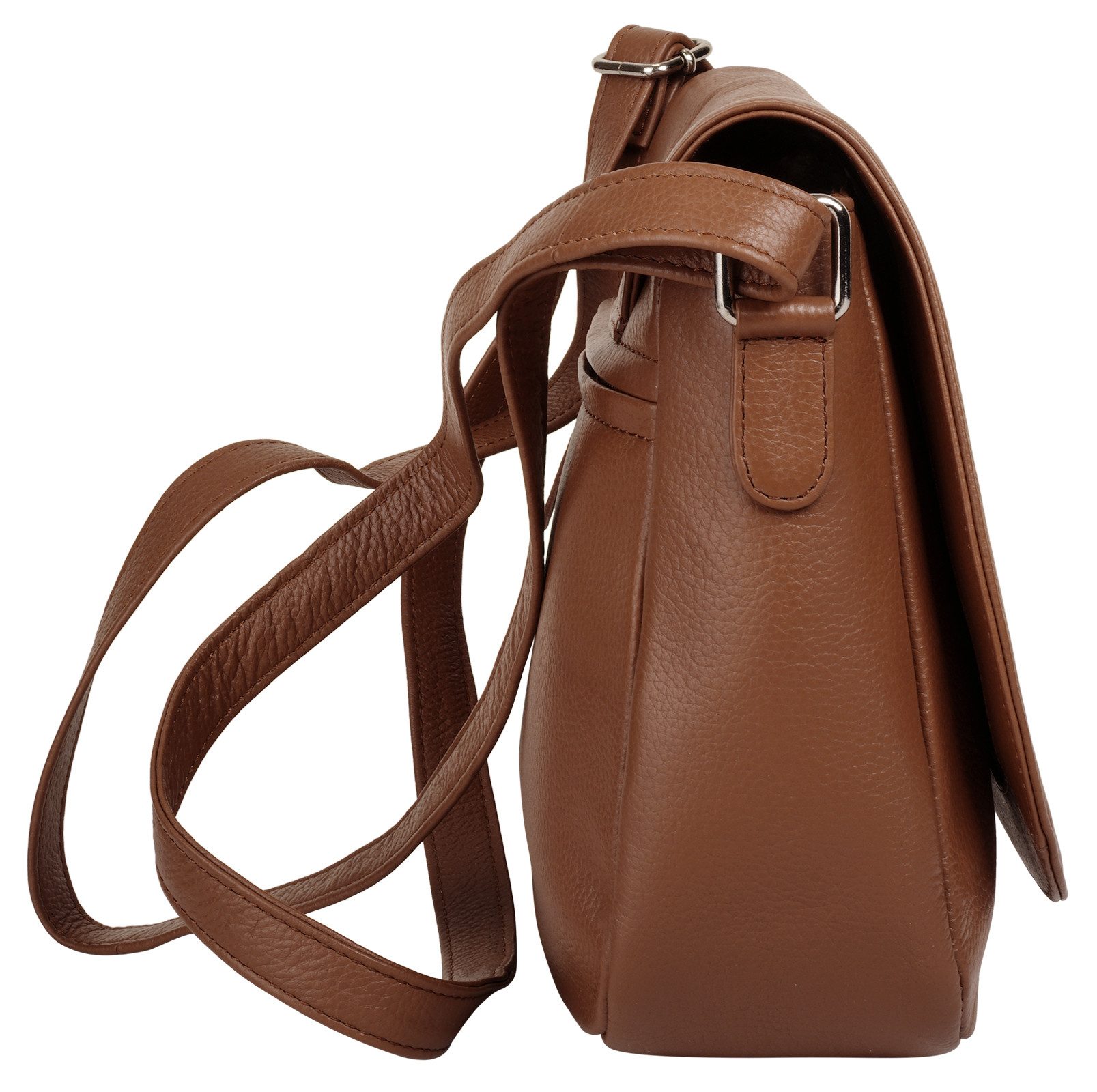 Bruno Banani Umhängetasche, echt Leder