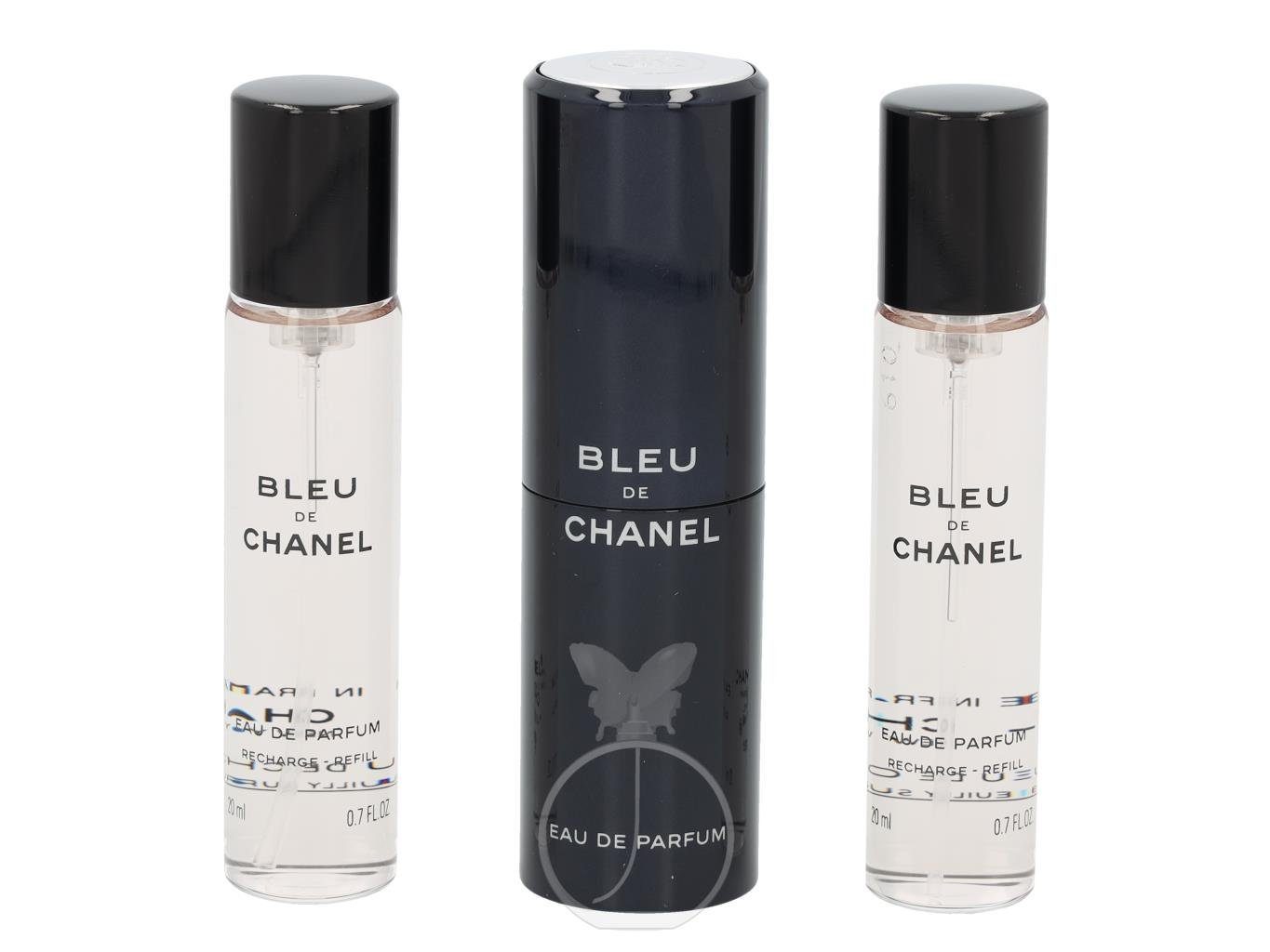 CHANEL Eau de Parfum Chanel Bleu De Chanel EDP 3 x 20ML, Ylang-Ylang