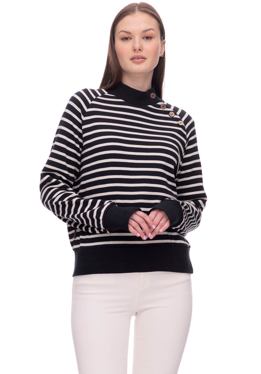 Ragwear Sweater MAJJORKA Schalkragen