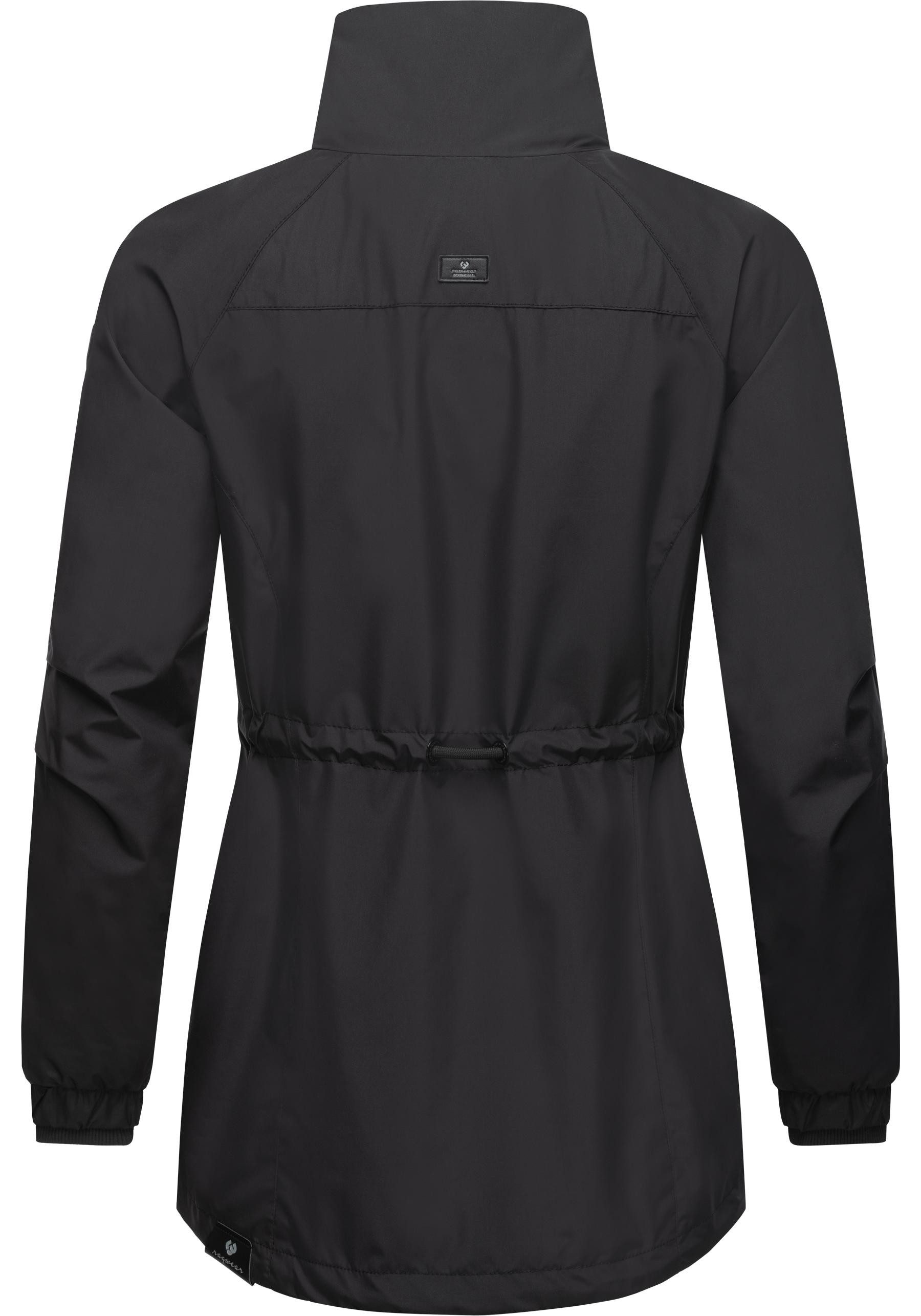 Ragwear Outdoorjacke Tacy wasserdichte Damen Übergangsjacke mit hohem Kragen