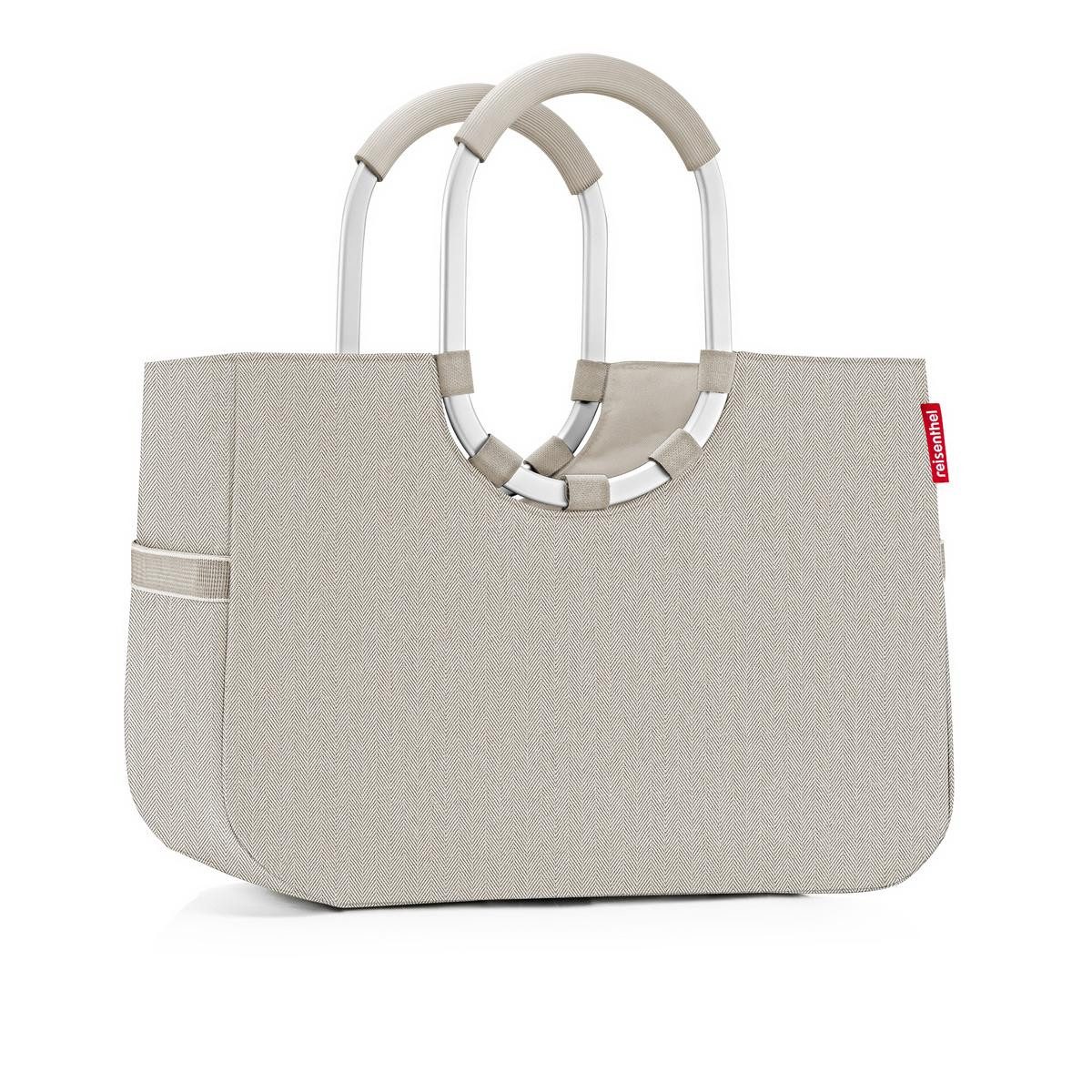 REISENTHEL® Einkaufsshopper loopshopper L herringbone sand, loopshopper L günstig online kaufen