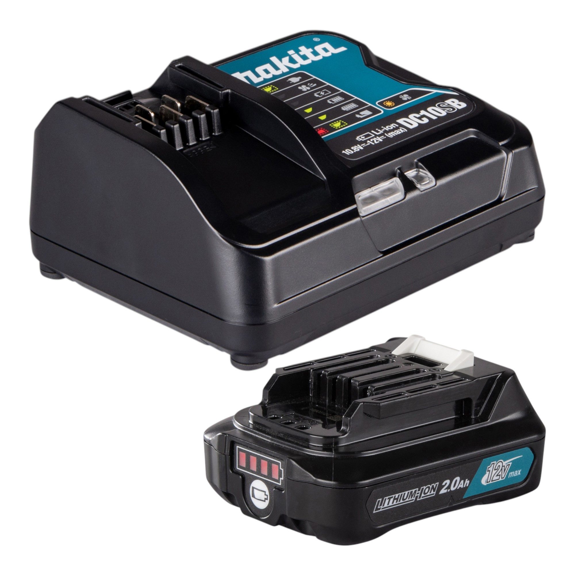 Makita Baustrahler ML 107 DSA1 Akku Lampe 12 V max. 200 lm LED + 1x Akku 2,0 Ah