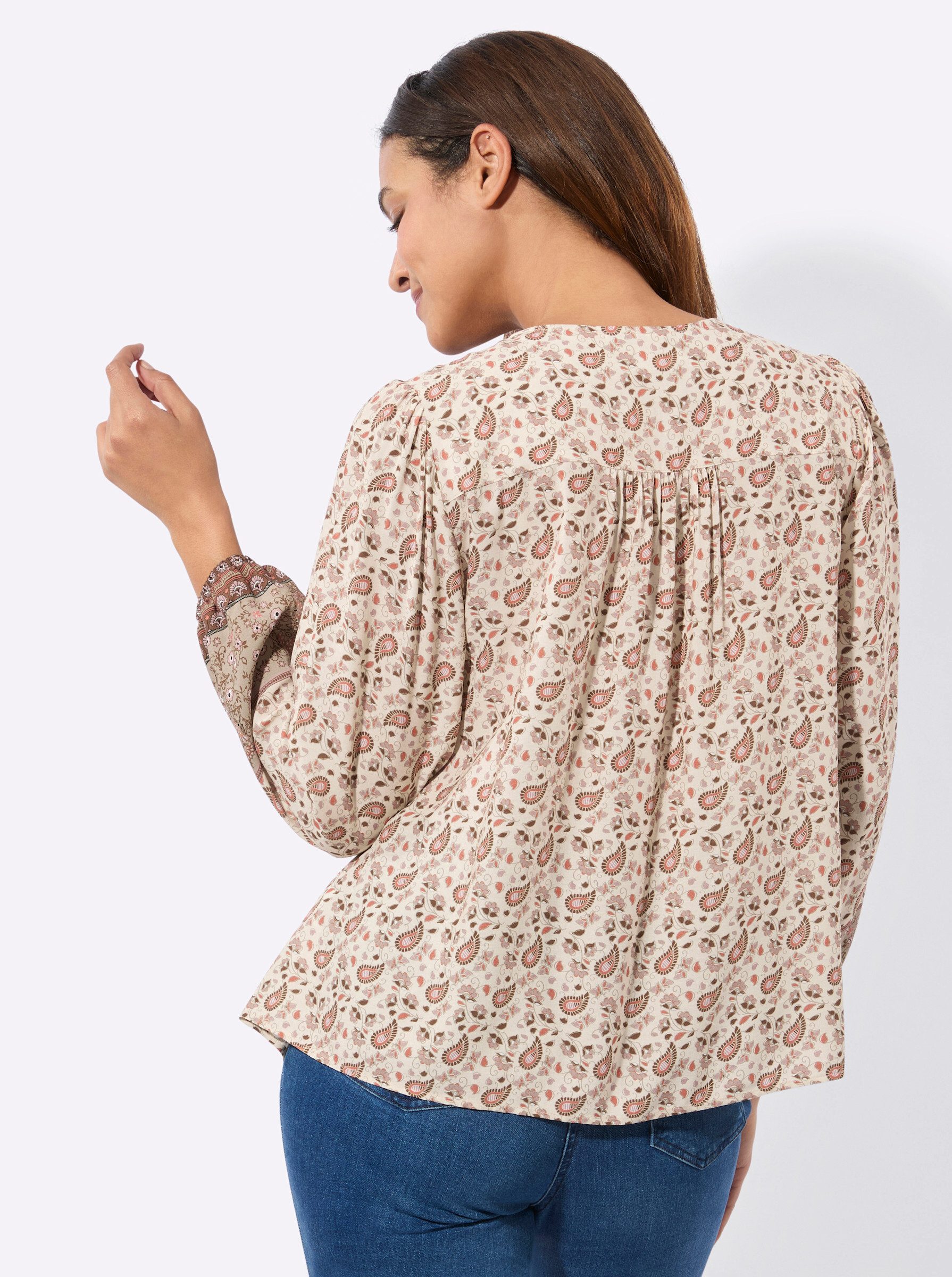 Witt Klassische Bluse Tunikabluse Langarm