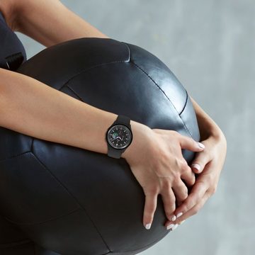 kwmobile Smartwatch-Hülle 2x Hülle für Samsung Galaxy Watch 6 44mm, Fullbody Fitnesstracker Glas Cover Case Schutzhülle Set