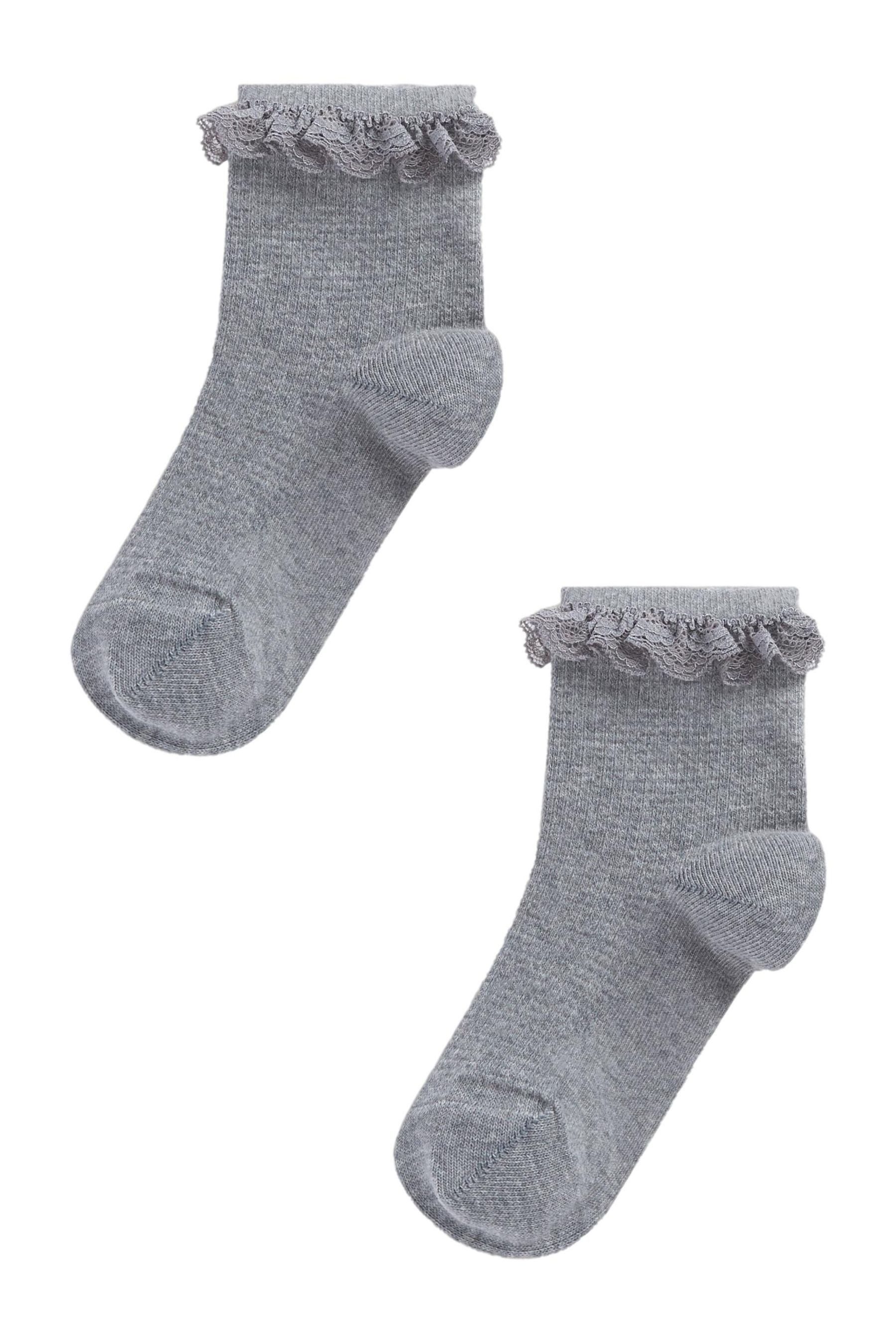 Kurzsocken Rüschensocken im Doppelpack