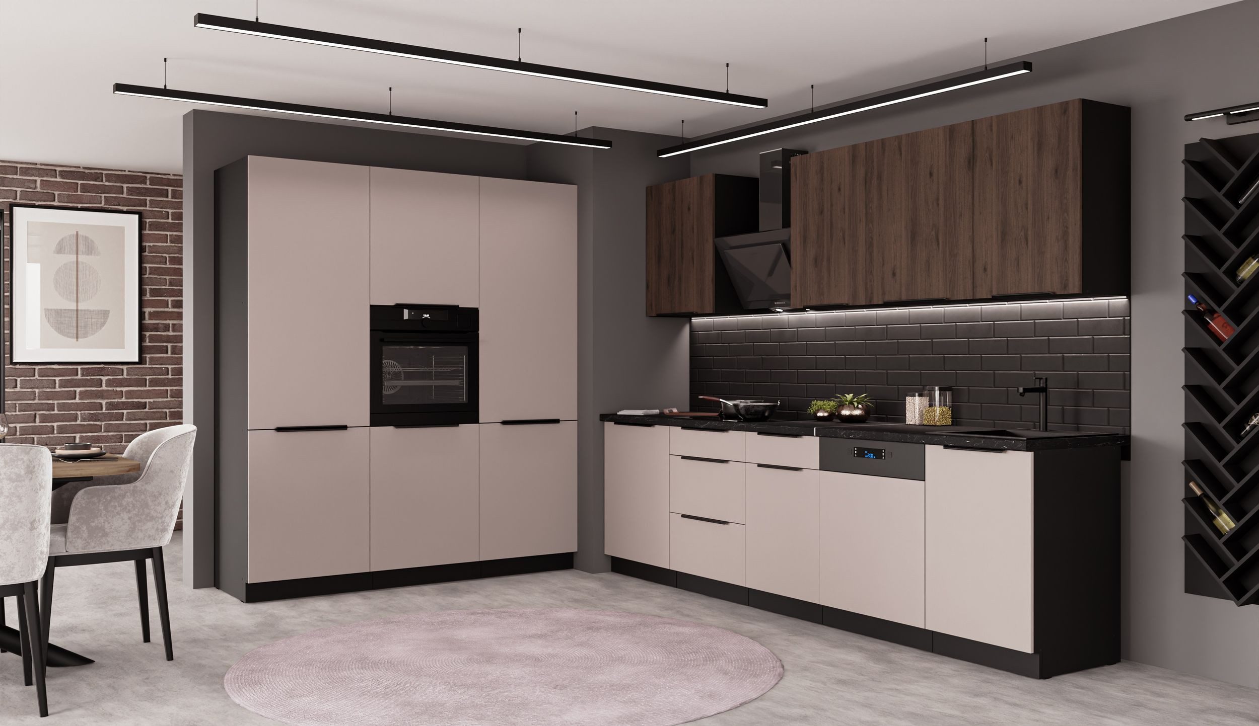 Küchen-Preisbombe Küchenzeile ARONA + MONZA 280 + 180 Küchenblock Küche Ein günstig online kaufen