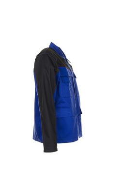 Planam Arbeitshose Jacke Weld Shield kornblumenblau/schwarz Größe 44 (1-tlg)
