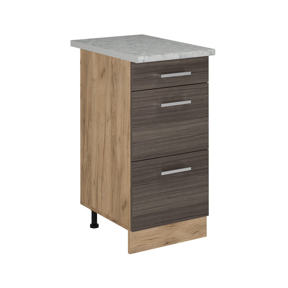 Vicco Unterschrank R-Line, Edelgrau/Goldkraft Eiche, 40 günstig online kaufen