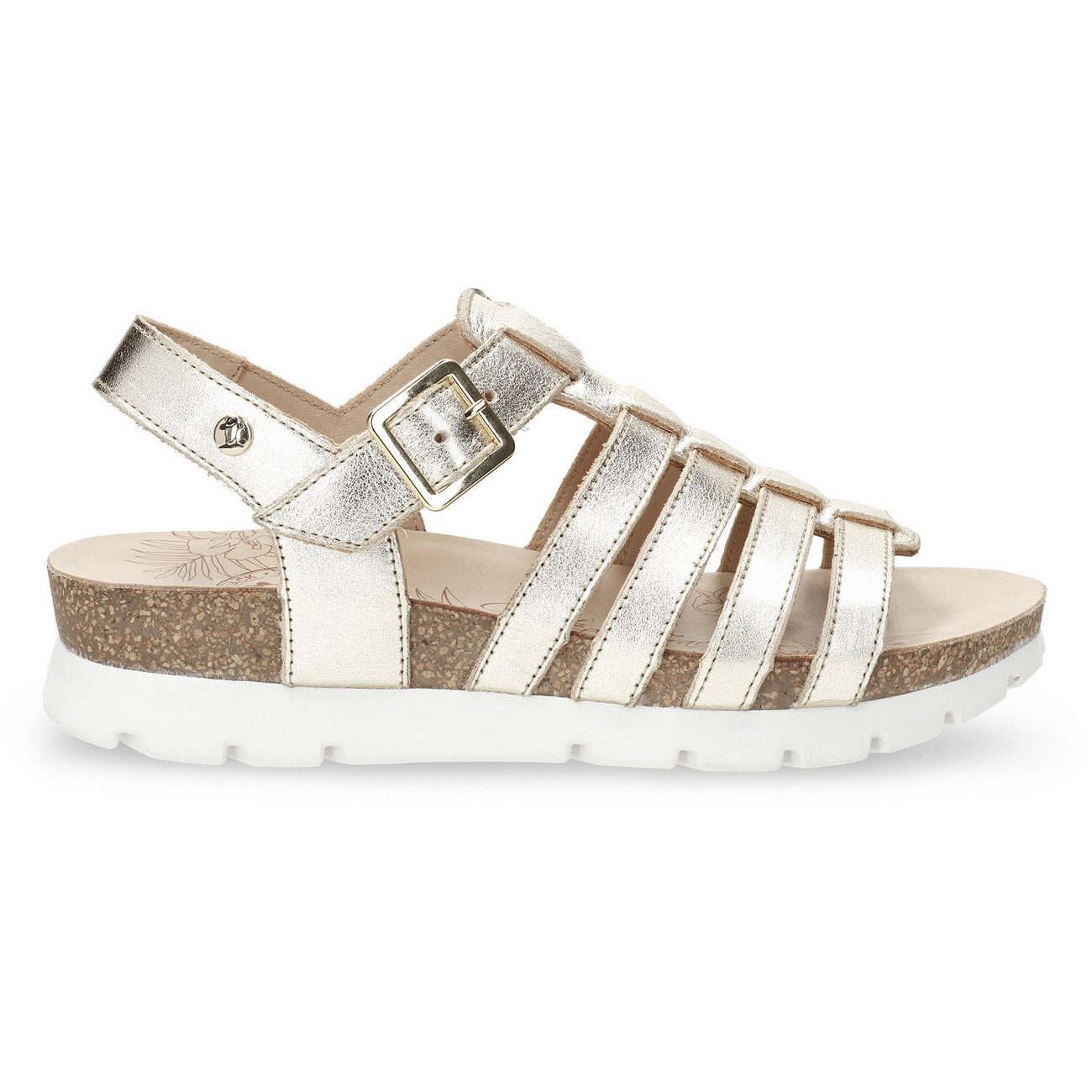 Panama Jack Napa Oro/Gold Keilsandalette