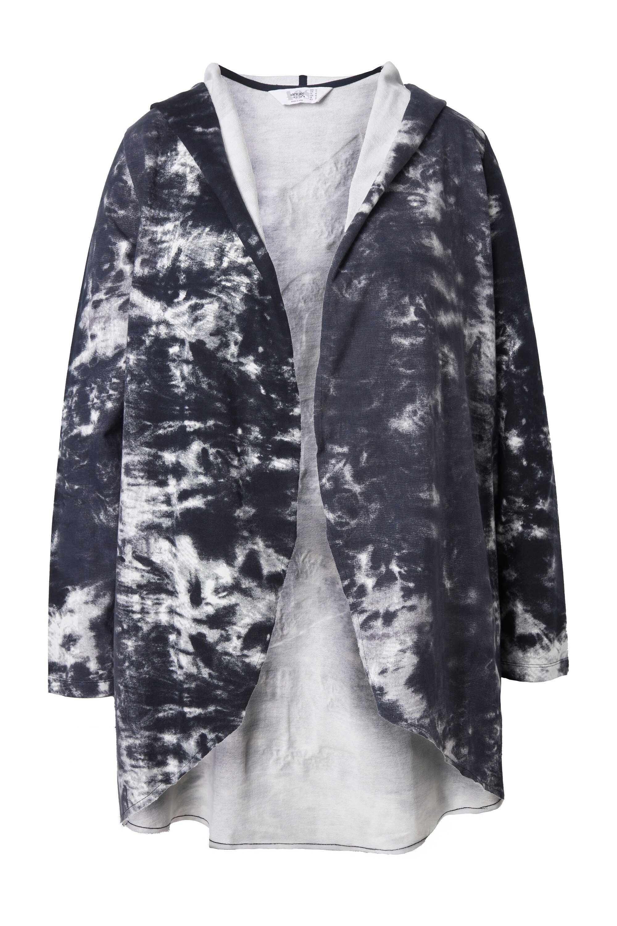 Angel of Style Sweatjacke Sweatjacke offen Batik HAPPY auf dem Rücken günstig online kaufen