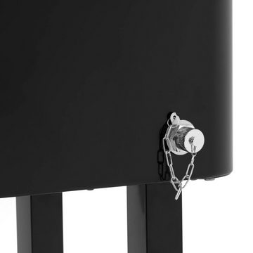 Uniprodo Kühlbox Kühlbox mit Rädern Kühlkiste abnehmbar Getränkekühler Thermobox 76 L