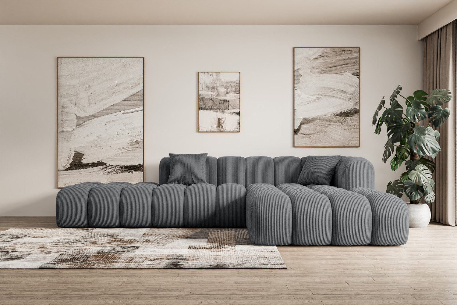 ALTDECOR Ecksofa OLEA-L2, Sofa Praktische Bequeme Funktionsecke Couch L-For günstig online kaufen