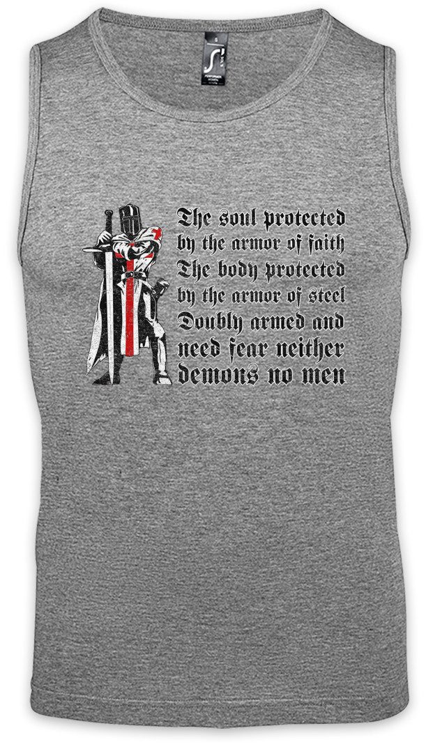 Tanktop Templar VI Ärmelloses T-Shirt Cross Templerkreuz Knight Ritter Orden