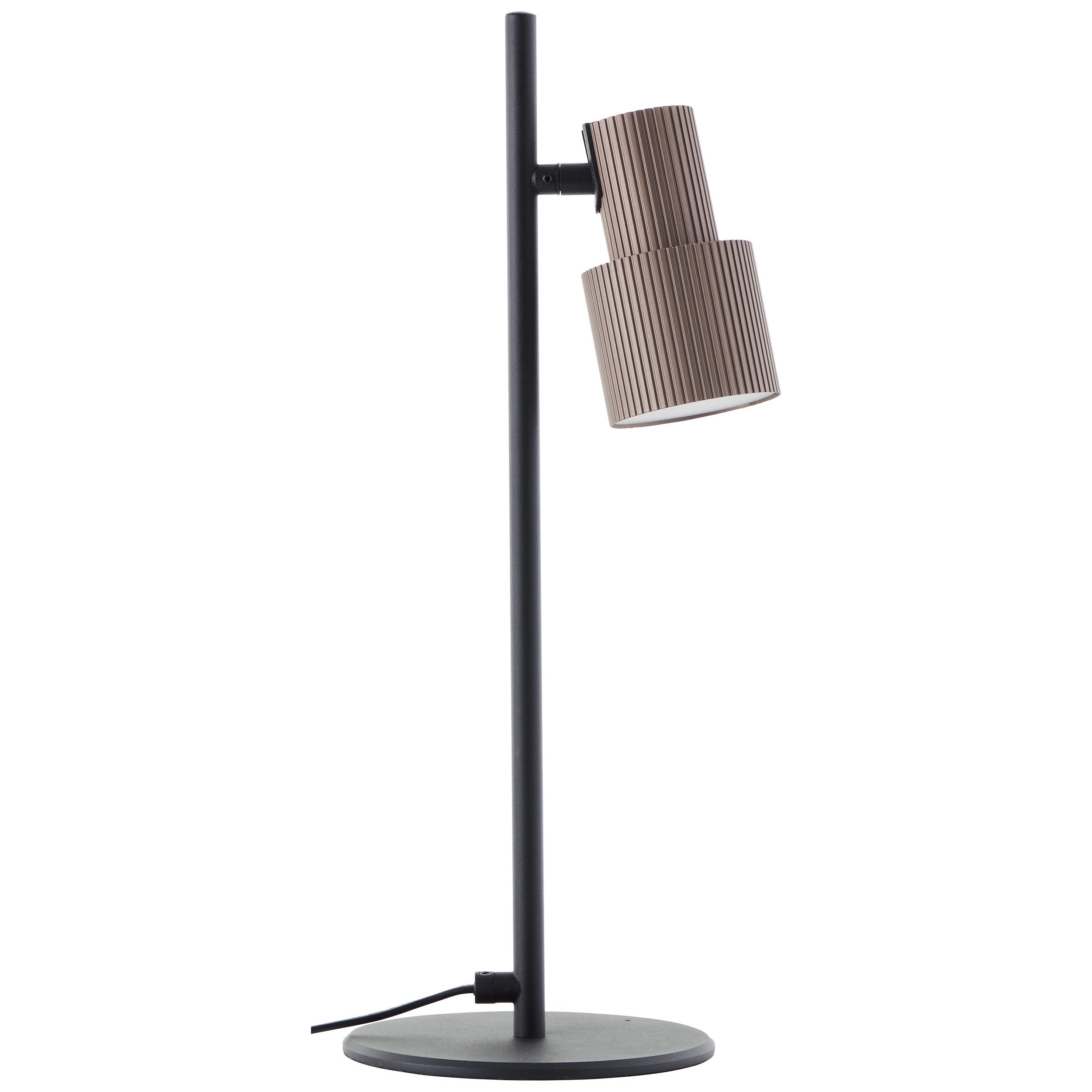 Brilliant Tischleuchte Cadiz, ohne Leuchtmittel, 42 x 15 x 23 cm, GU10 Fassung, schwenkbar, Aluminium