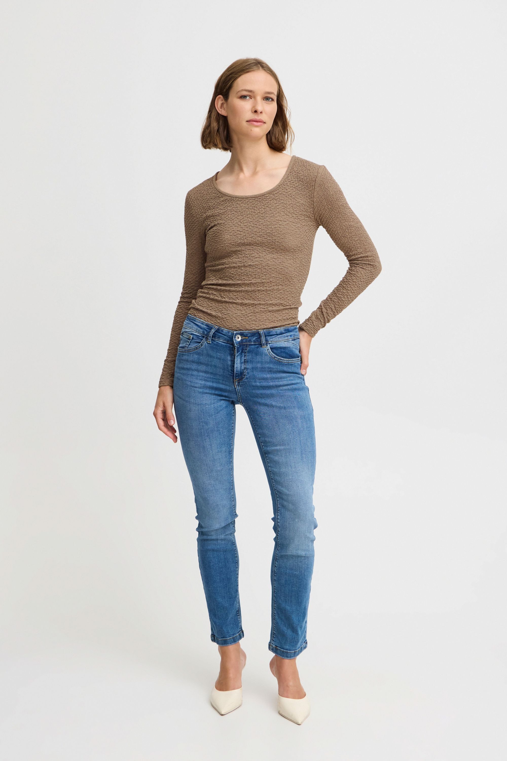 b.young Langarmbluse BYPOLI LS TSHIRT -