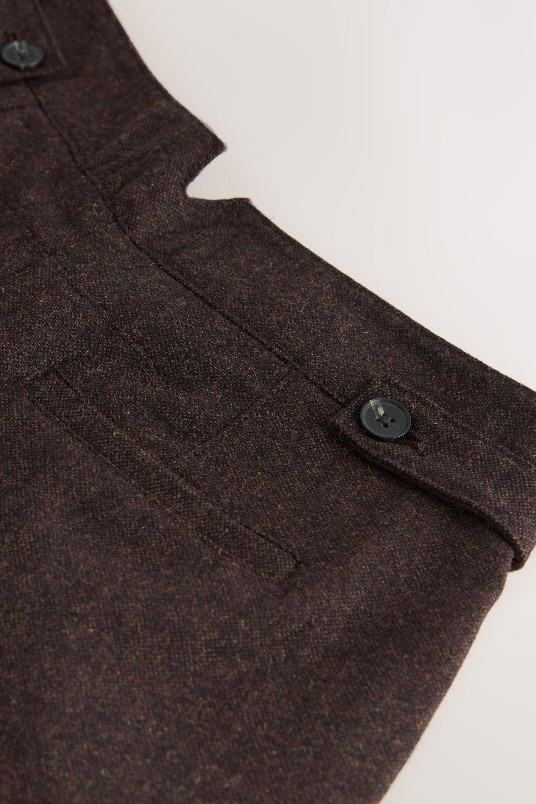 Next Stoffhose N. Premium Hose mit Barrel-Leg und Wollanteil (1-tlg)