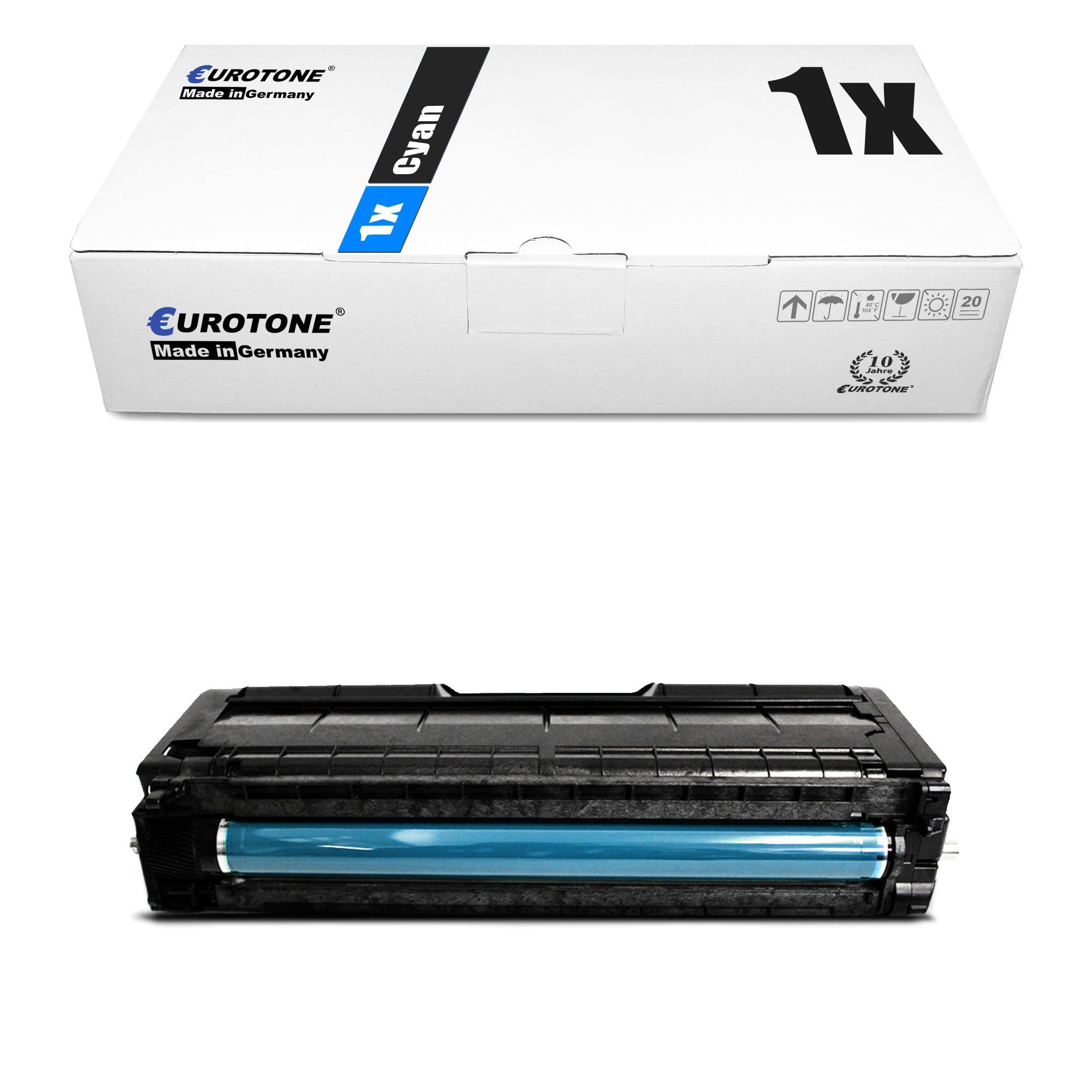 Eurotone ersetzt CT220CYN Cyan Tonerkartusche 406097 Ricoh Toner