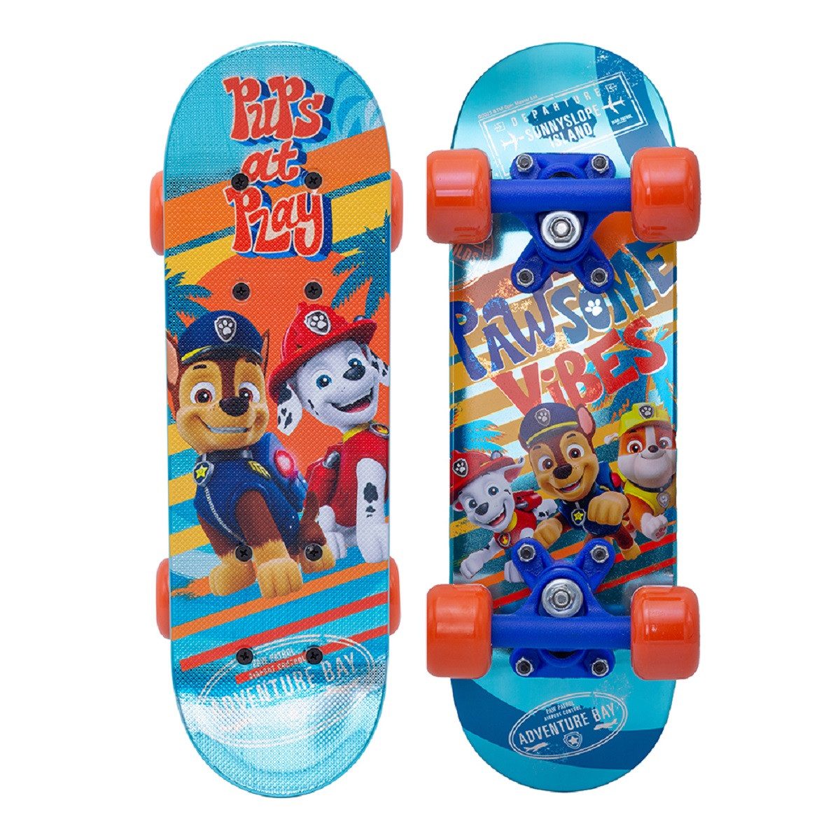 PAW PATROL Miniskateboard 17 Zoll – Robustes Kinder Skateboard mit PVC-Rädern und PP Trucks