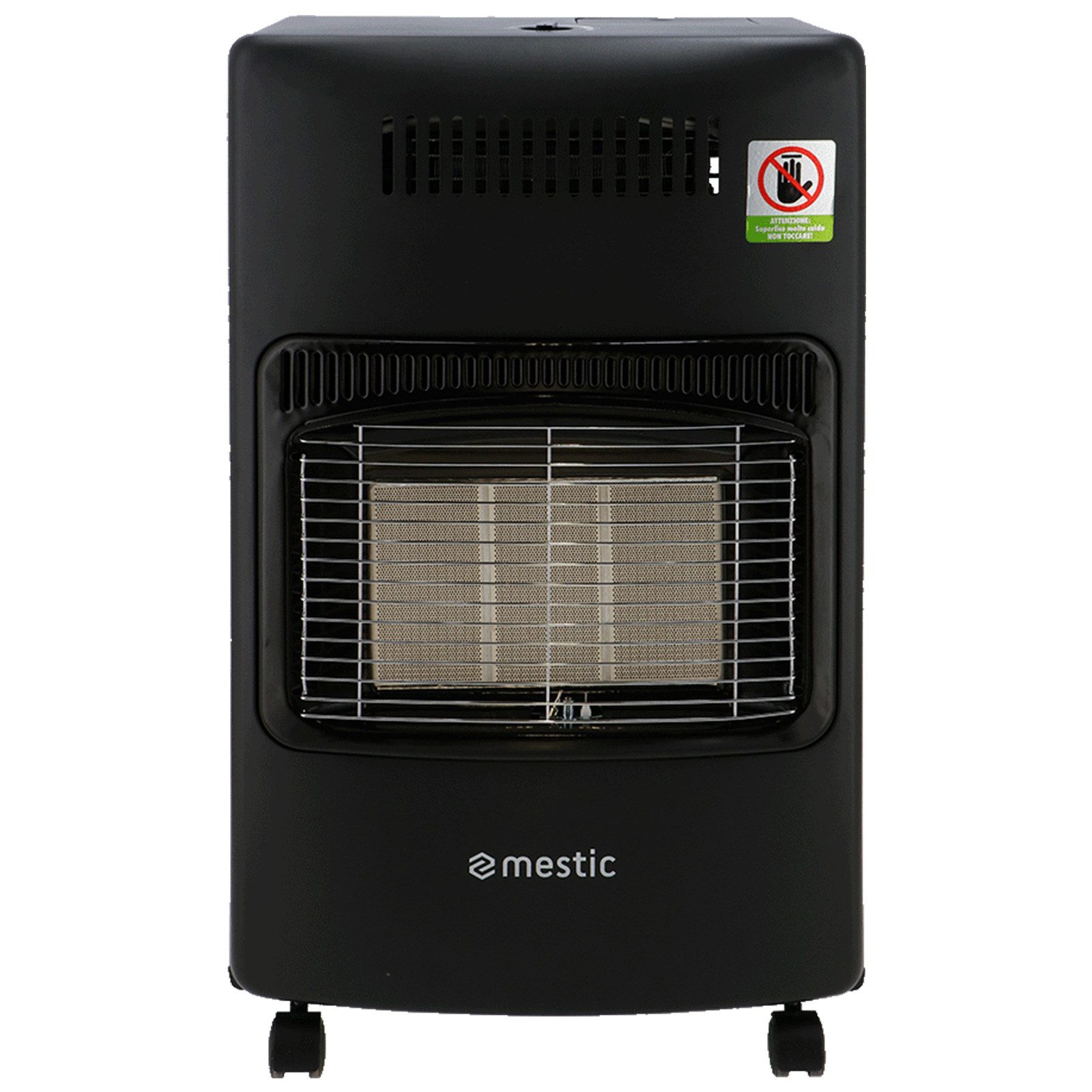 Mestic Heizlüfter Keramik Gas & Strom Heizung MRK100T, Infrarot Heizgerät Heizstrahler 4200W