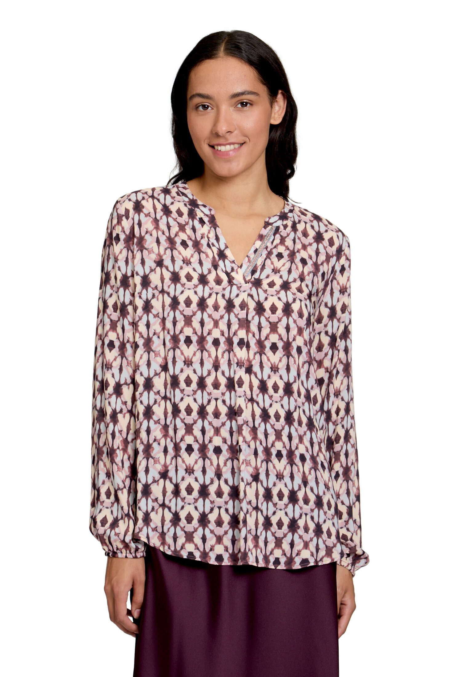 Cartoon Shirtbluse Damen mit Muster