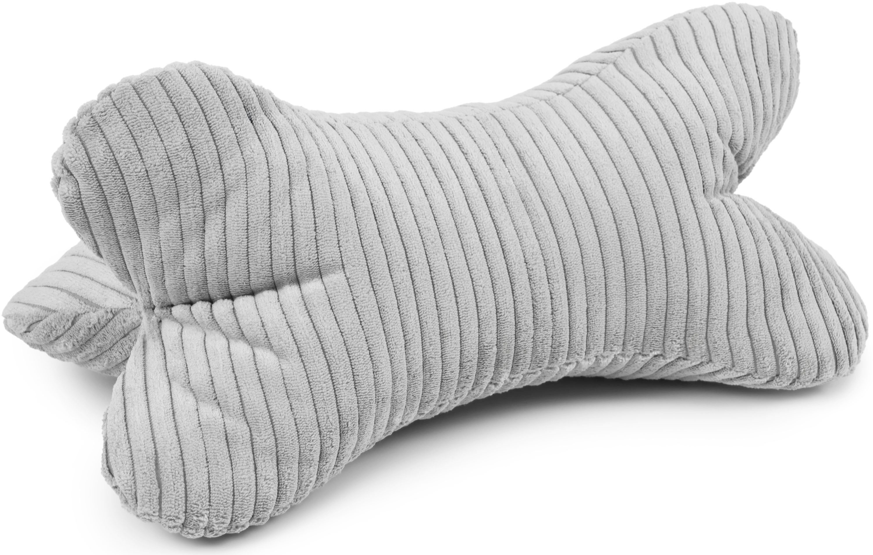 Amilian Nackenkissen - Leseknochen ca. 44x22 cm - Knochenkissen - Lesenknochenkissen, waschbar, Buch- und Tabletstütze - Lesekissen zum Relaxen, Knochenkissen zum Lesen - Knochenform Kissen - Nackenkissen