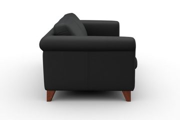 machalke® 3-Sitzer amadeo, Ledersofa mit geschwungenen Armlehnen, Breite 213 cm