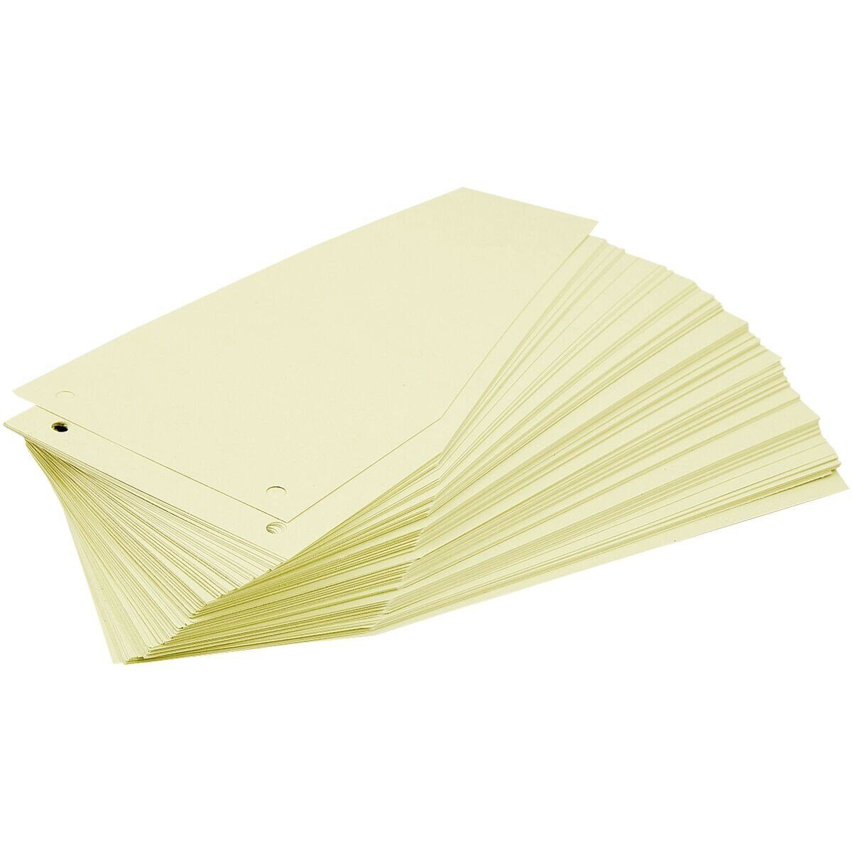 Otto Office Nature Abheftstreifen, Recycling-Karton Trapez 24/10,5 cm, 2-fach Lochung